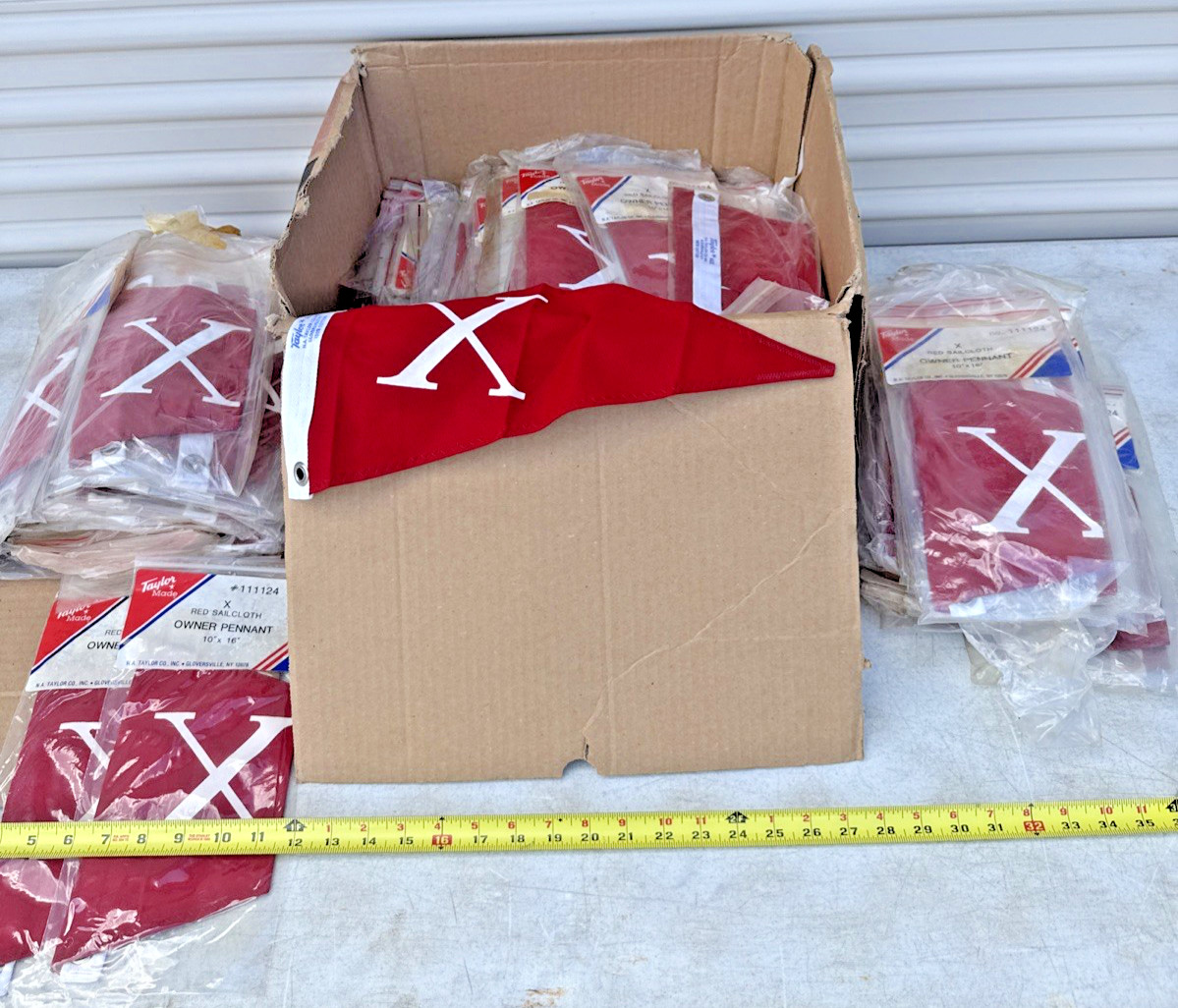 Taylor Made X Red Sailcloth Owner Pennant 10\