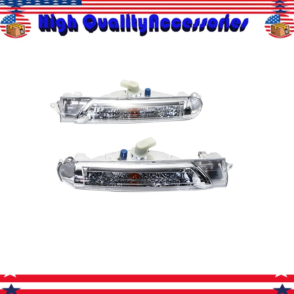 For 2007-2010 Porsche Cayenne 957 Front L&R Bumper Daytime Running Light Lamp