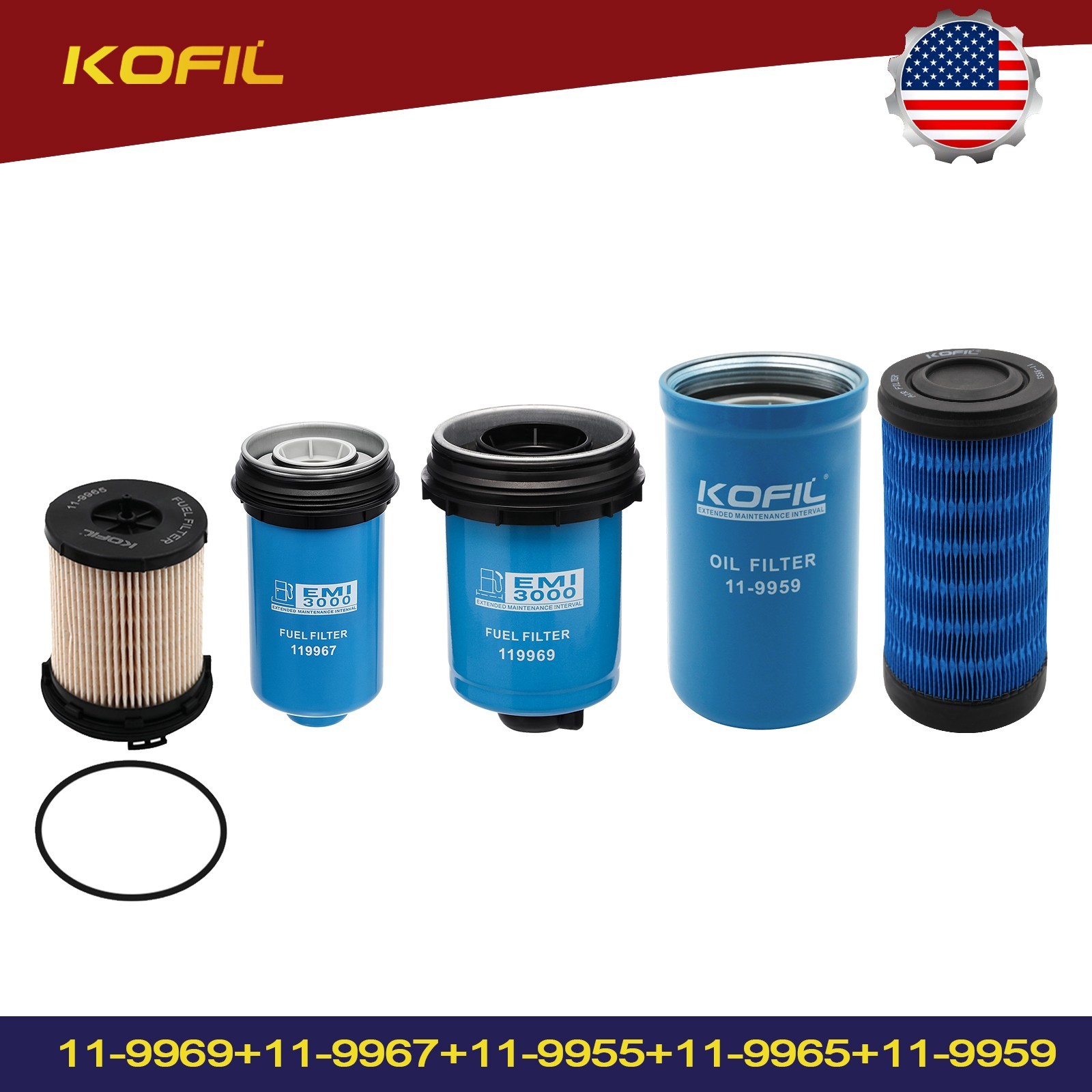 1 /11-9967+11-9969+ 11-9959 +11-9965+11-9955 Fuel Filter Kit 1 /11-9967+11-9969+ 11-9959 +11-9965+11-9955 Fuel Filter Kit