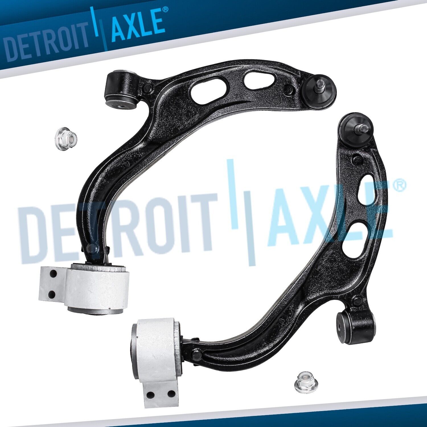 Pair Front Lower Control Arms w/ Ball Joint for Ford Taurus Flex Lincoln MKT MKS