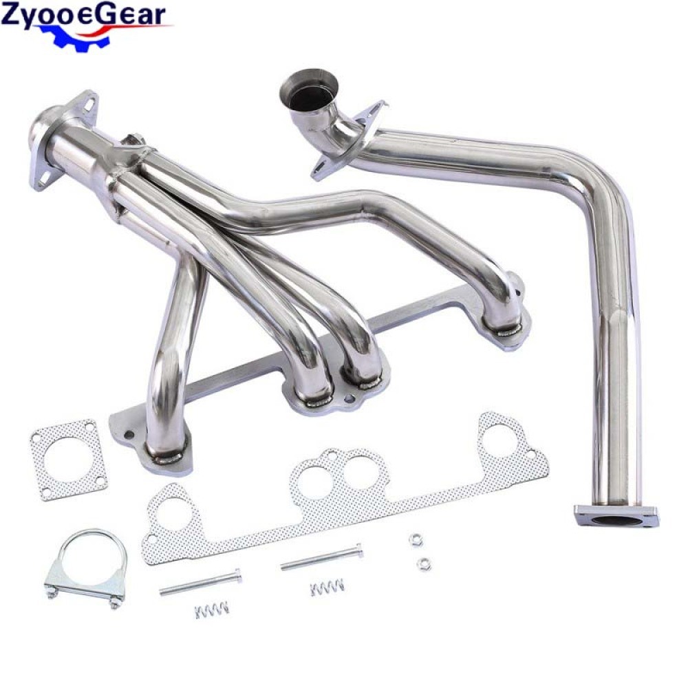 New Stainless Steel Exhaust Header Manifold Fits 1991-1995 Jeep Wrangler YJ 2.5L