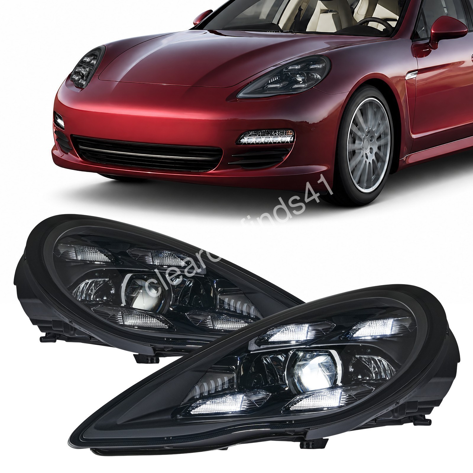 2x For Porsche Panamera 2010-2013 970 Matrix Led Headlights HID Xenon Head Lamps 2x For Porsche Panamera 2010-2013 970 Matrix Led Headlights HID Xenon Head Lamps