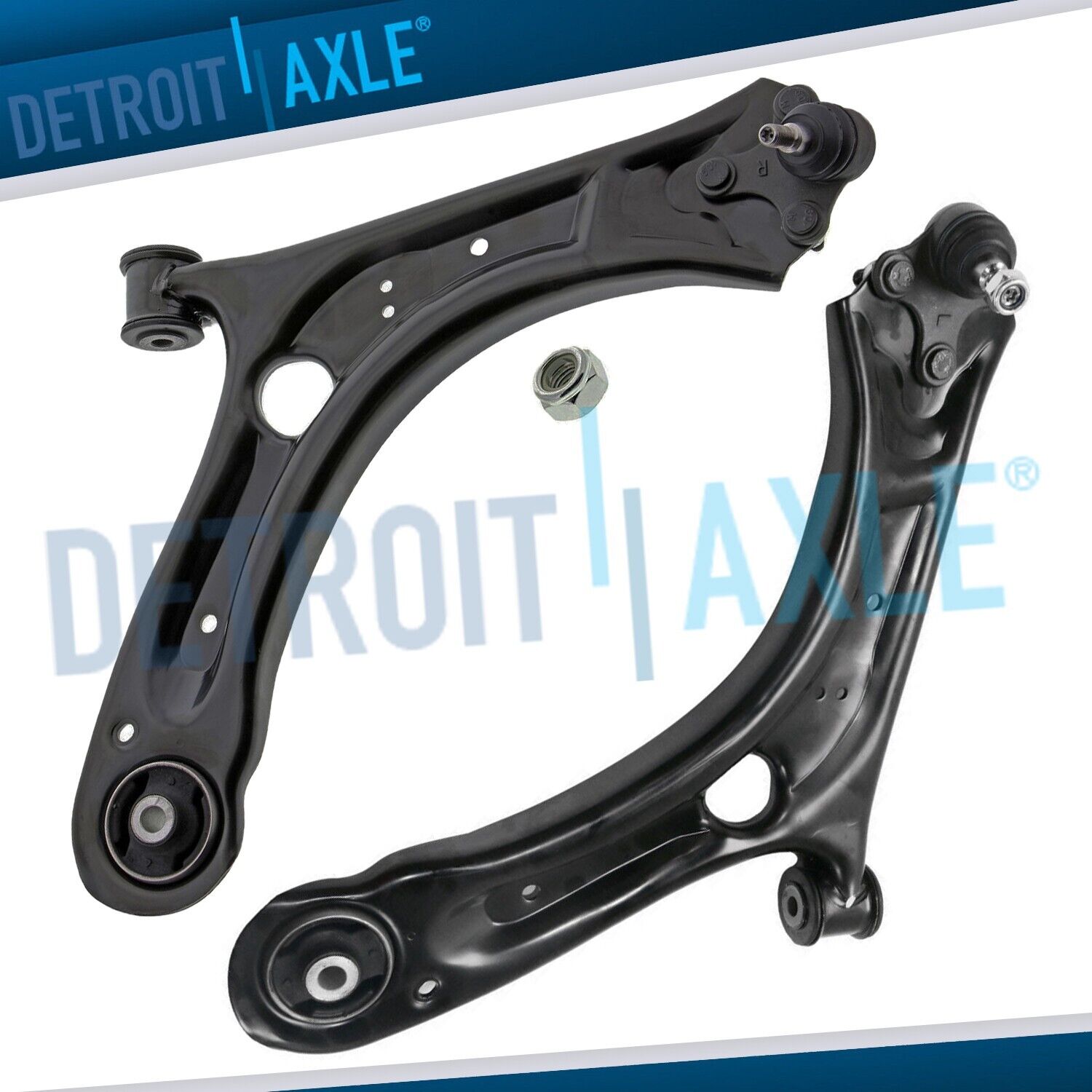 FWD Front Lower Control Arms w/Ball Joint for 2012-2021 Volkswagen Passat Beetle