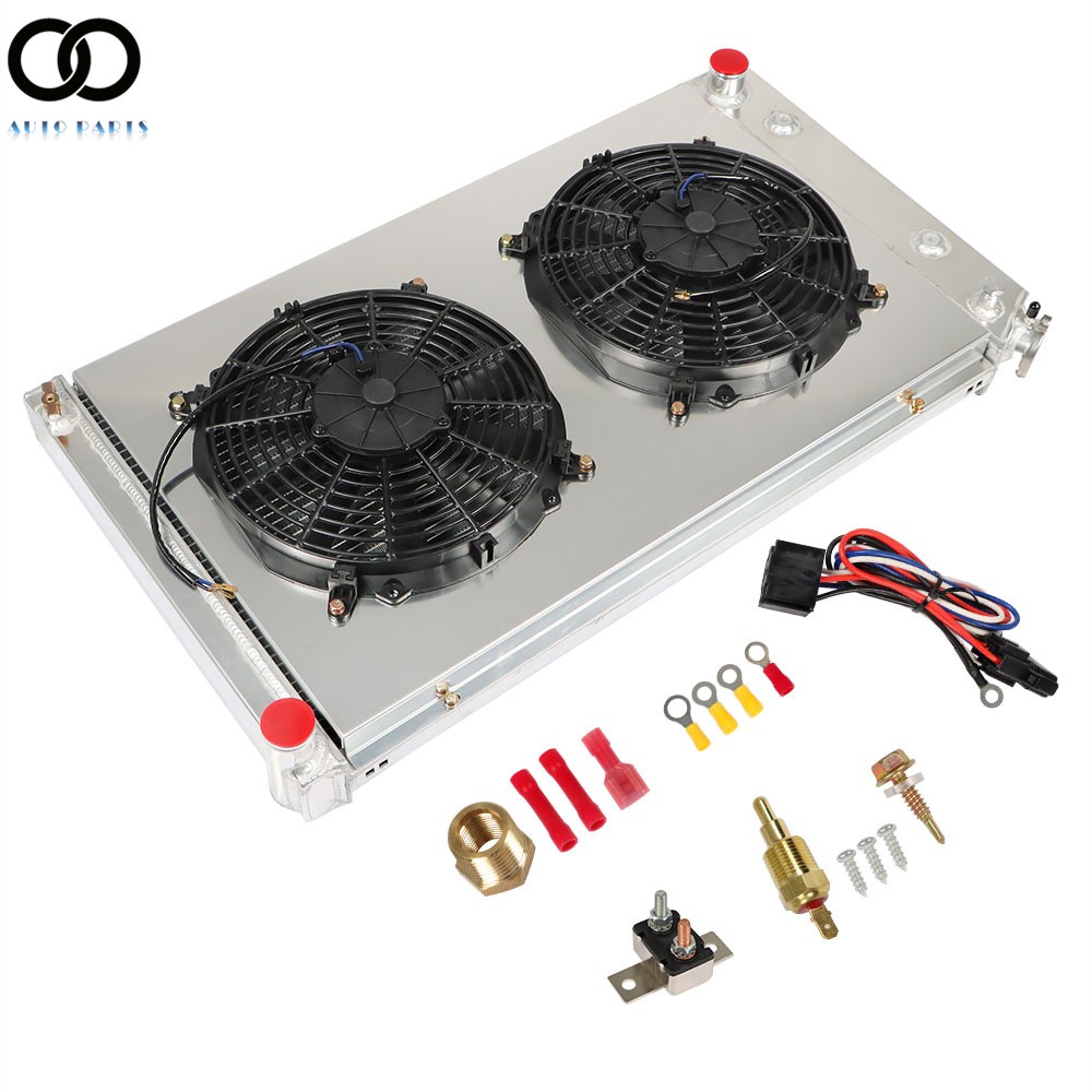 1973-1986 1987 For Chevy C/K C10 C20 C30 K10/20 3 Row Radiator Shroud Fan