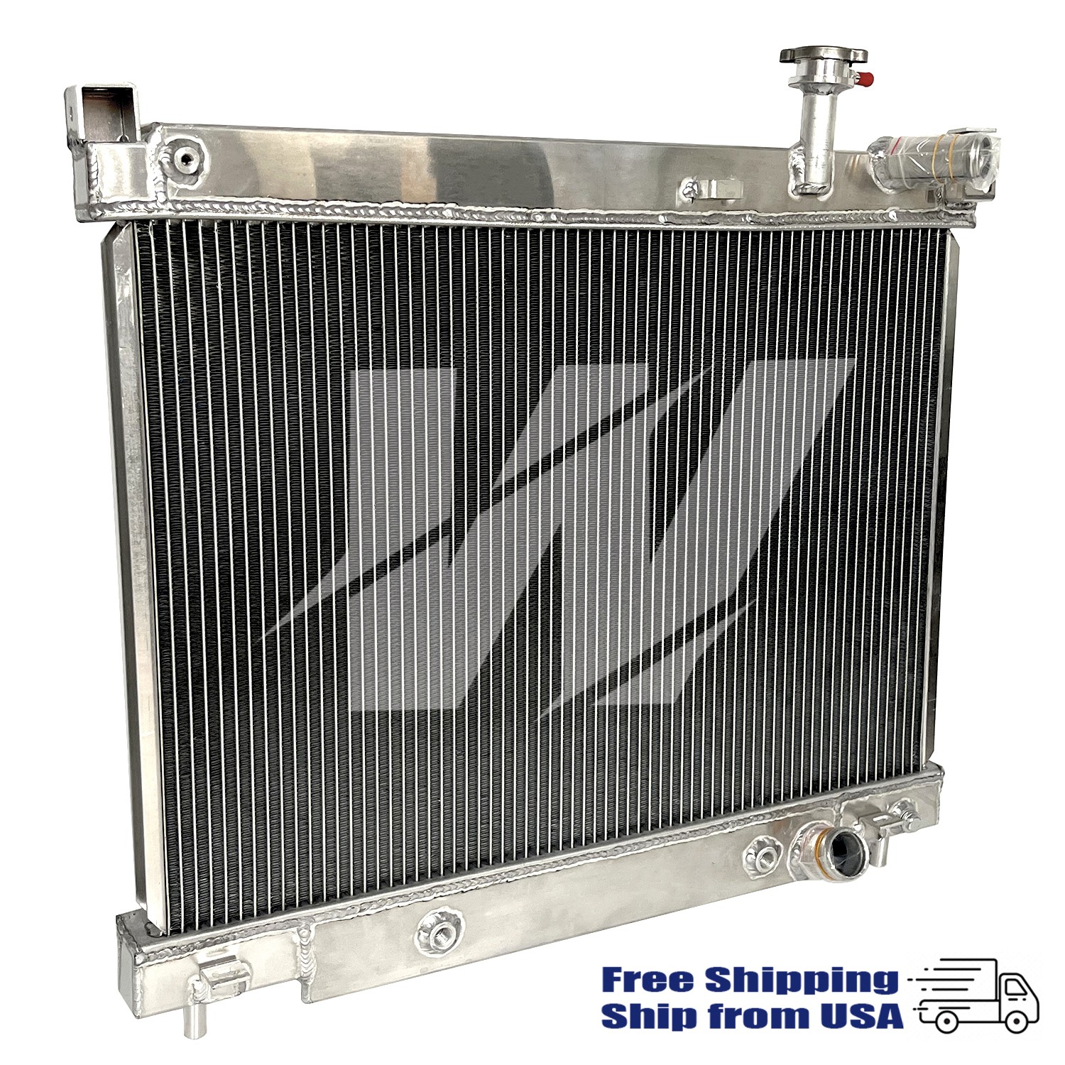 2563 Aluminum Radiator For 2003-2009 Chevy Trailblazer GMC Envoy 5.3L 6.0L V8 AT