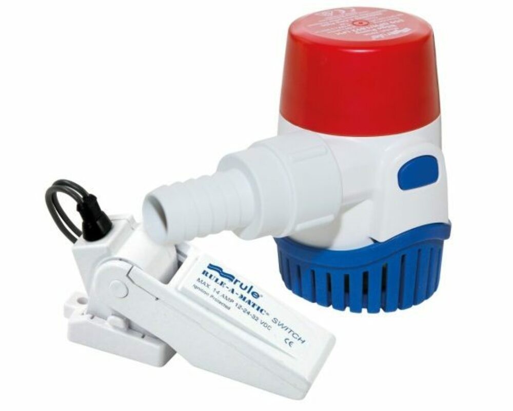 Rule 24DA-35A COMBO Round Bilge Water Pump 360GPH 3/4 Float Switch Boat Marine Rule 24DA-35A COMBO Round Bilge Water Pump 360GPH 3/4 Float Switch Boat Marine