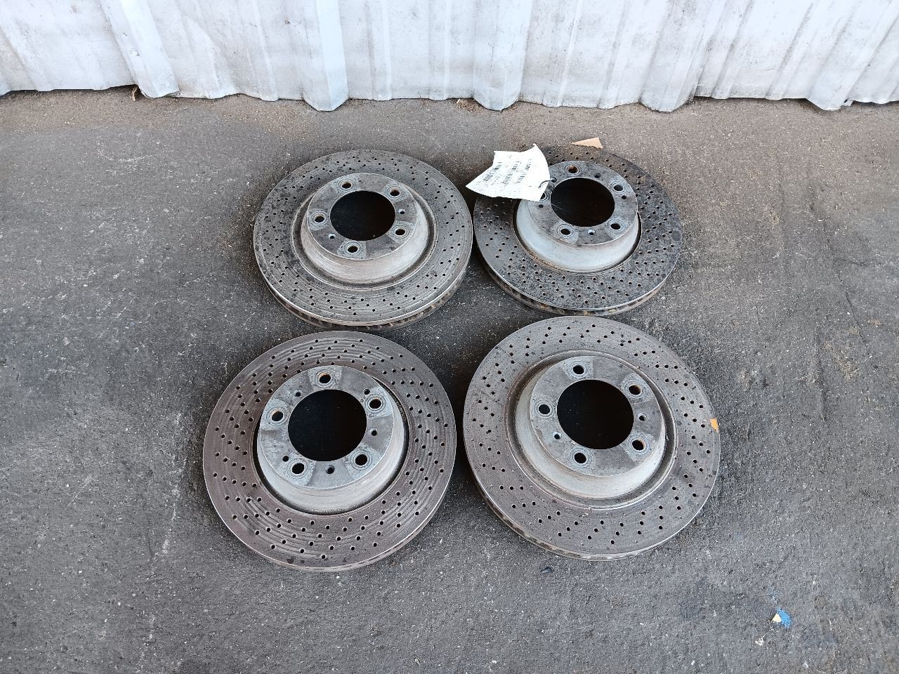 12-16 Porsche 911 991 Carrera Front Rear Brake Rotor Disc Set 99135140301 OEM