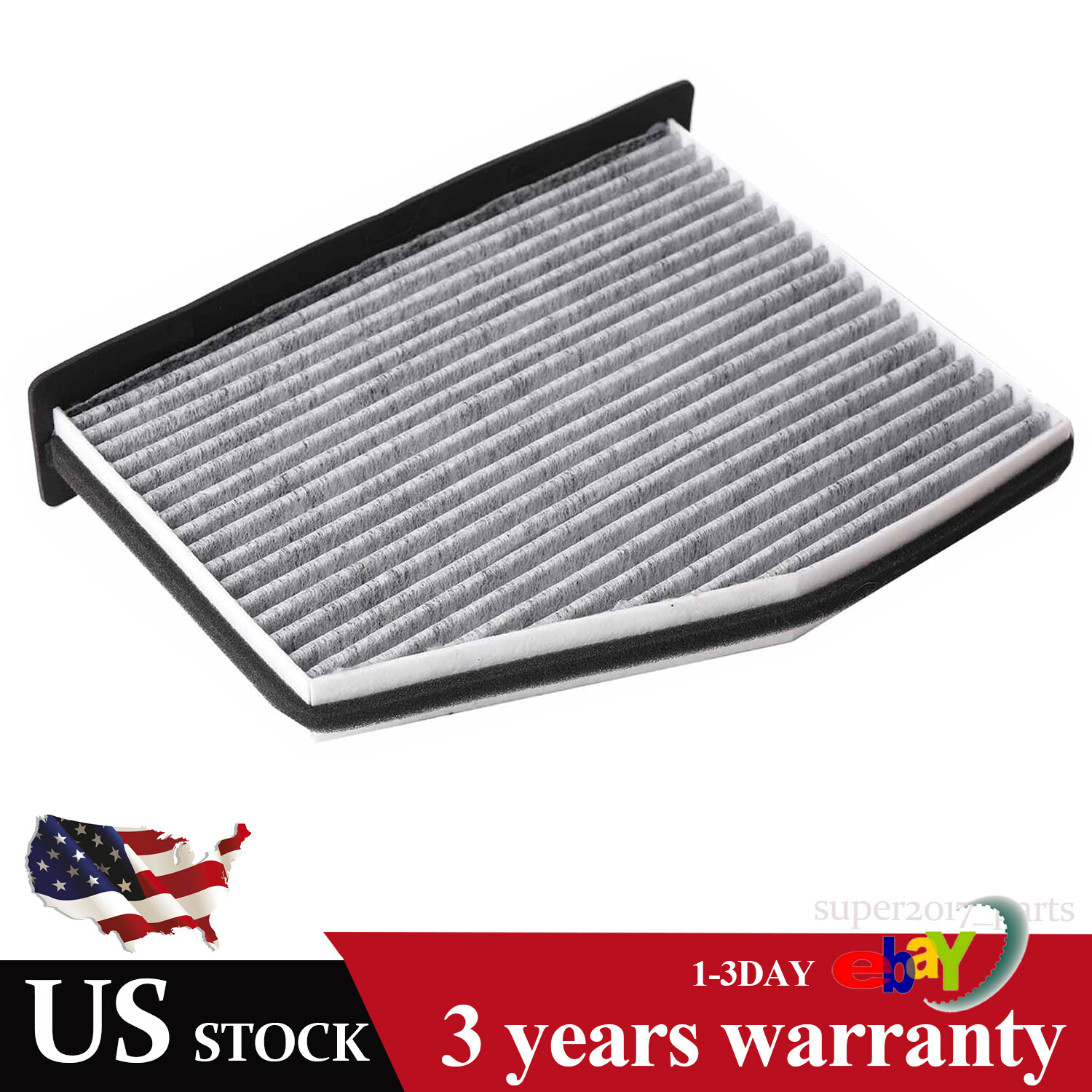 Cabin AC Fresh Air FIlter For Volkswagen Beetle Golf Jetta EOS Passat Tiguan