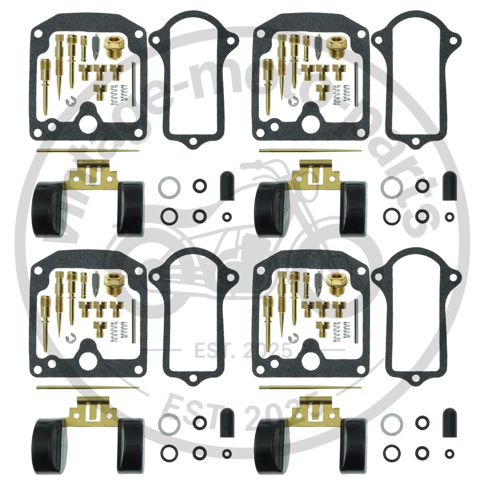 4x Carburetor Carb Rebuild Repair Kit For 1977-1979 Kawasaki KZ 650 B/C/D -US