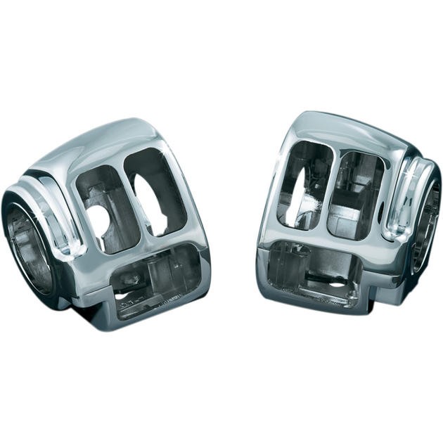 Kuryakyn Switch Housing Set Chrome #1747 Harley Davidson