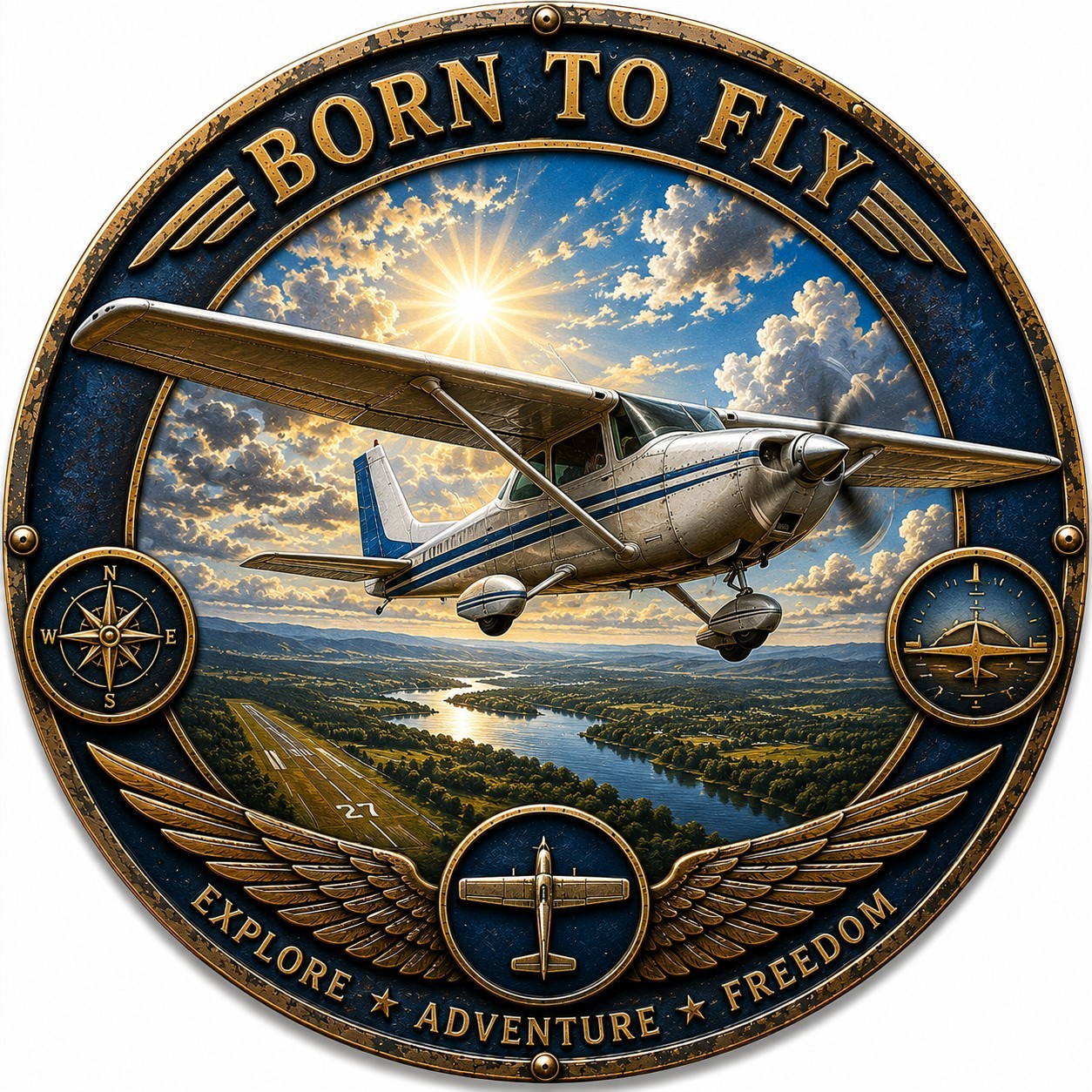 Cessna 172 metal sign Cessna 172 metal sign