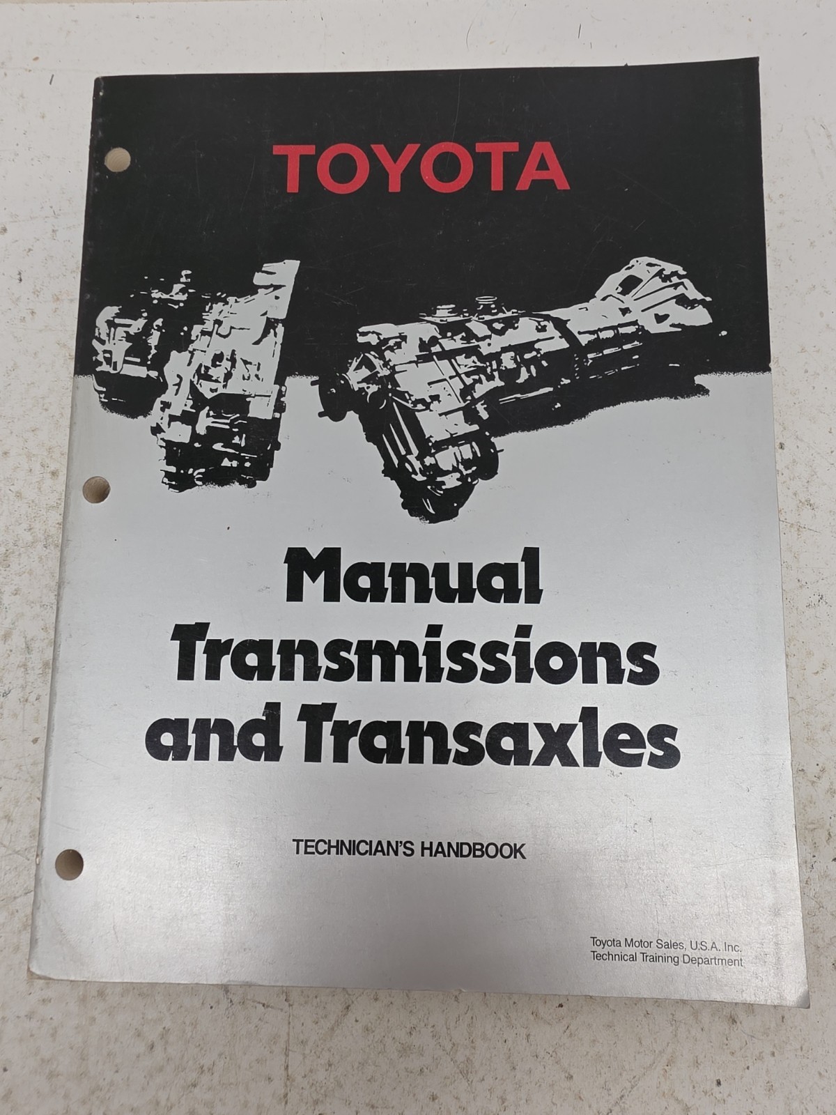 1968-88 Toyota Manual Transmission & Transaxles Technicians Handbook 00401-42827 1968-88 Toyota Manual Transmission & Transaxles Technicians Handbook 00401-42827