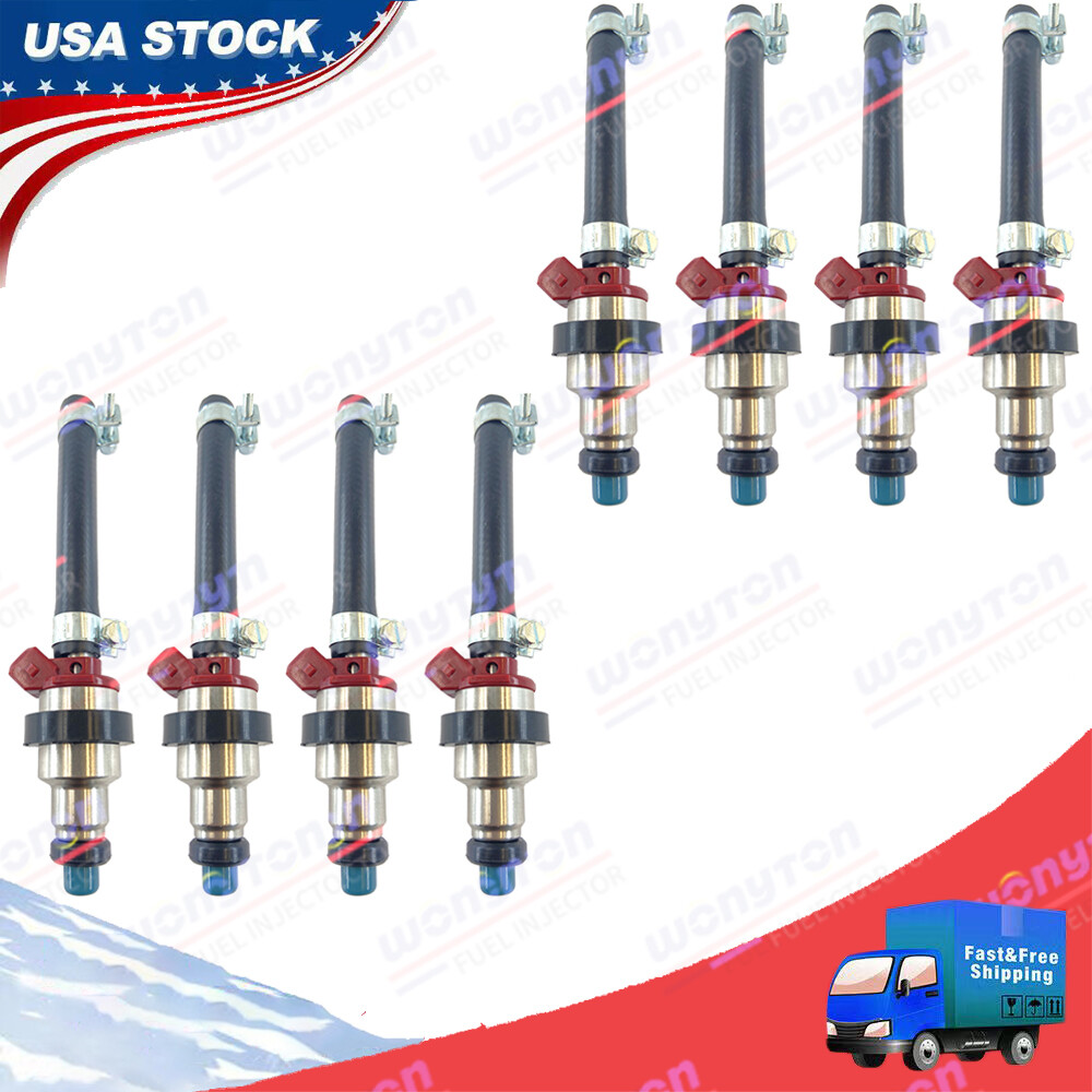8Pcs Fuel Injectors 0280150988  For 1983-1986 Porsche 928 4.7S ( 928 S2 )
