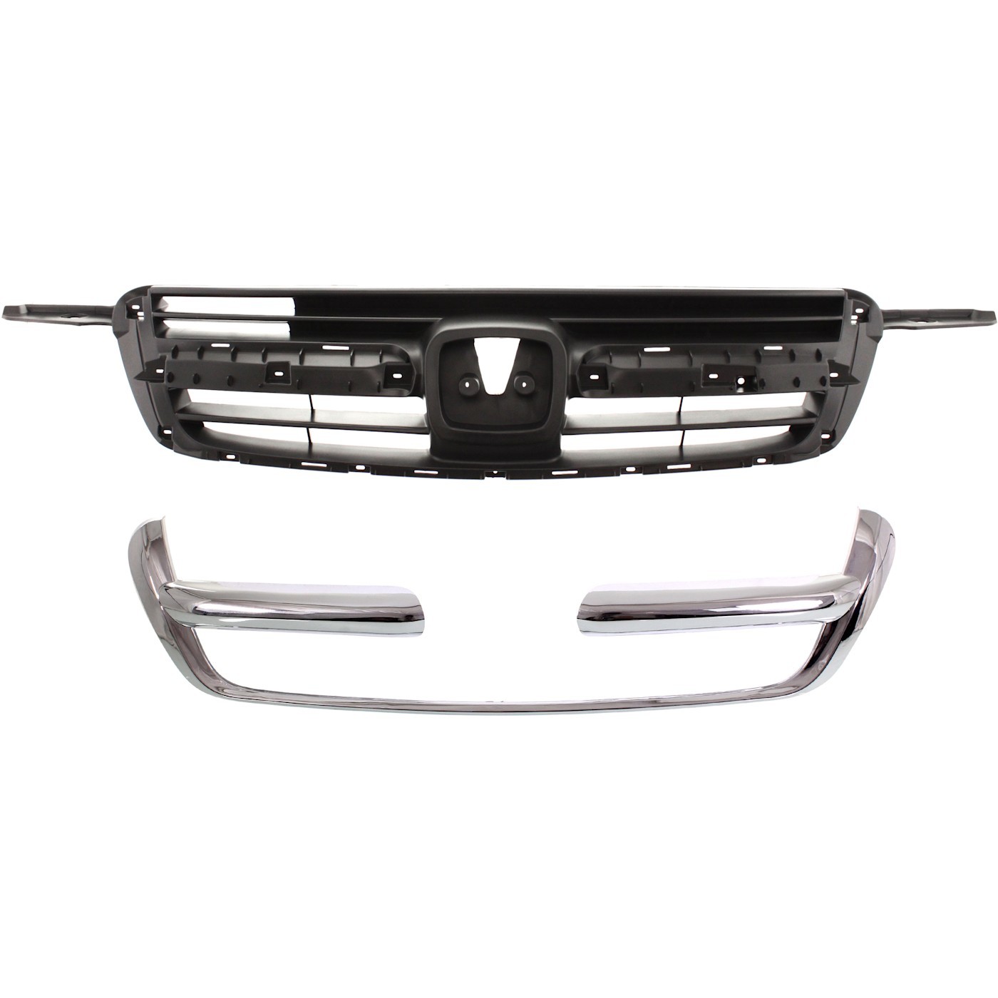 Grille Assembly Kit For 2002-2004 Honda CR-V HO1200159 HO1210113