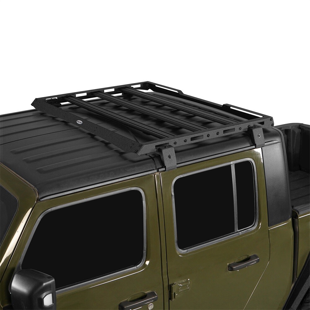 Half Roof Rack Rear Cargo Carrier Basket Fit Jeep Gladiator JT 2020-2026 Hardtop