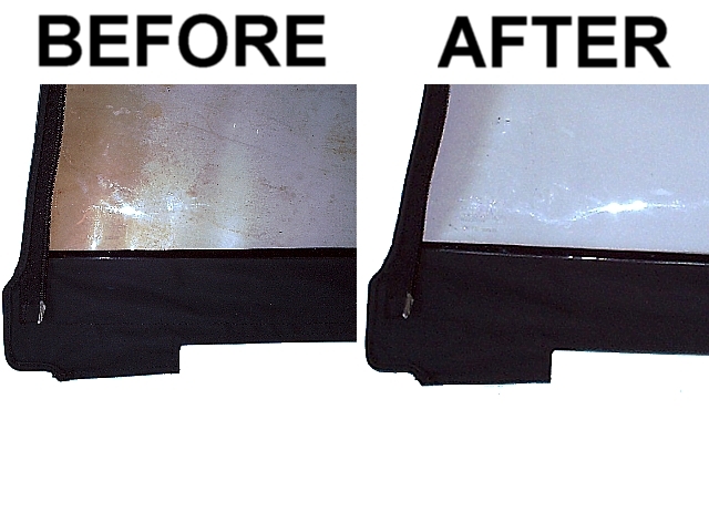 Convertible Top Window Restorer Repair Polish for  Porsche Boxster 996 911