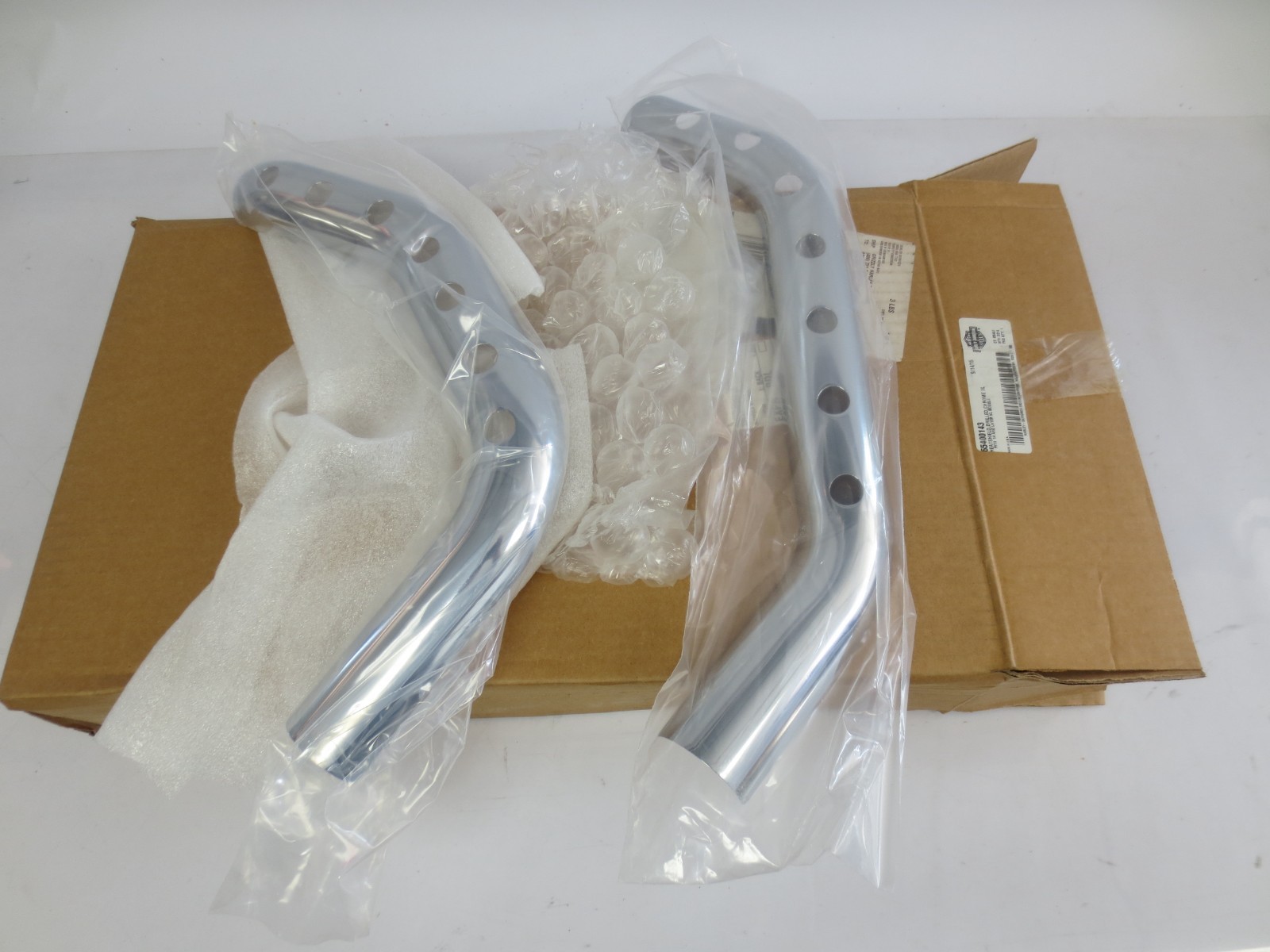 NEW Genuine Harley-Davidson OEM XL Drilled Chrome Heatshield 65400143
