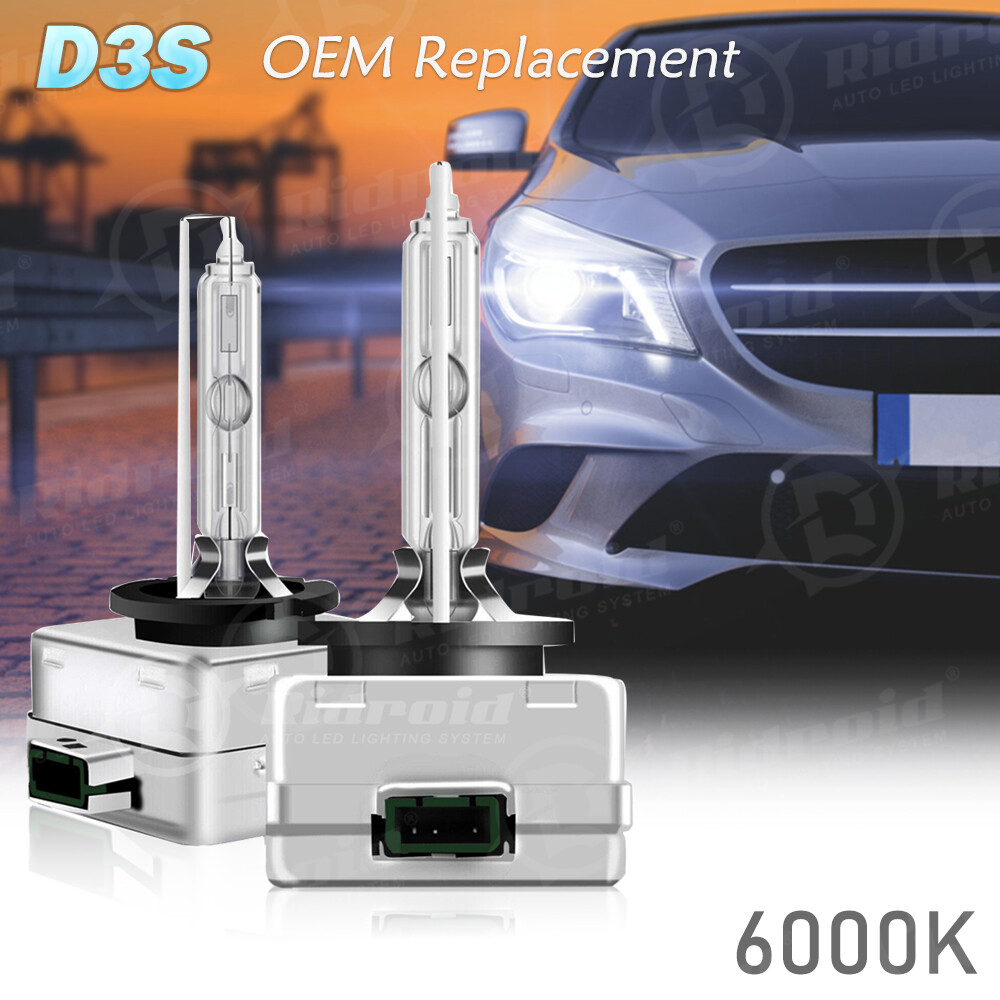 2x New D3S 6000K for OEM 66340 66340HBI 42403 42302 HID Xenon Headlight Bulb 35W