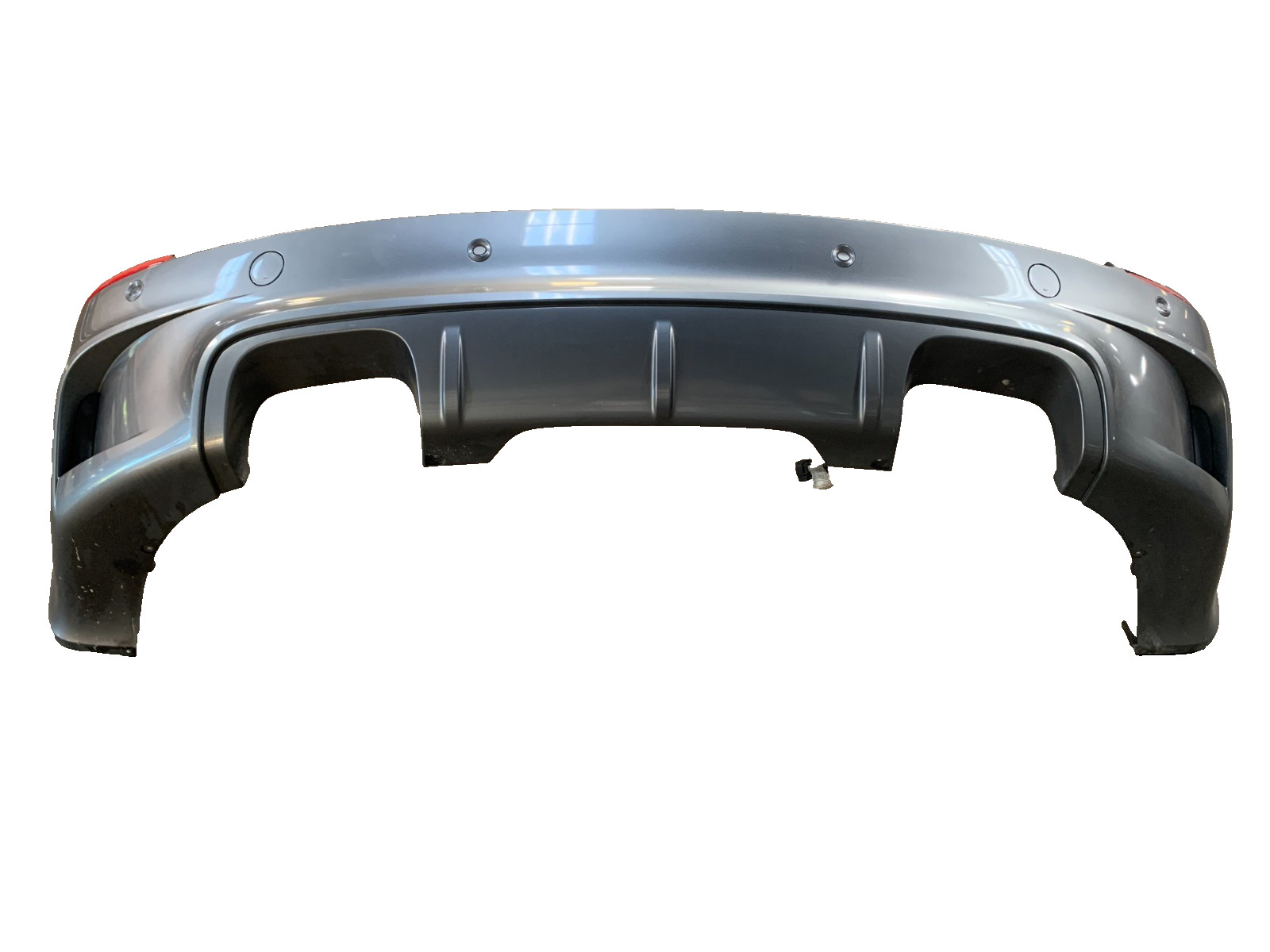 10-13 BMW X5 M E70 COMPLETE REAR BUMPER W/ PDC SPACE GRAY A52 OEM #A0.11 10-13 BMW X5 M E70 COMPLETE REAR BUMPER W/ PDC SPACE GRAY A52 OEM #A0.11