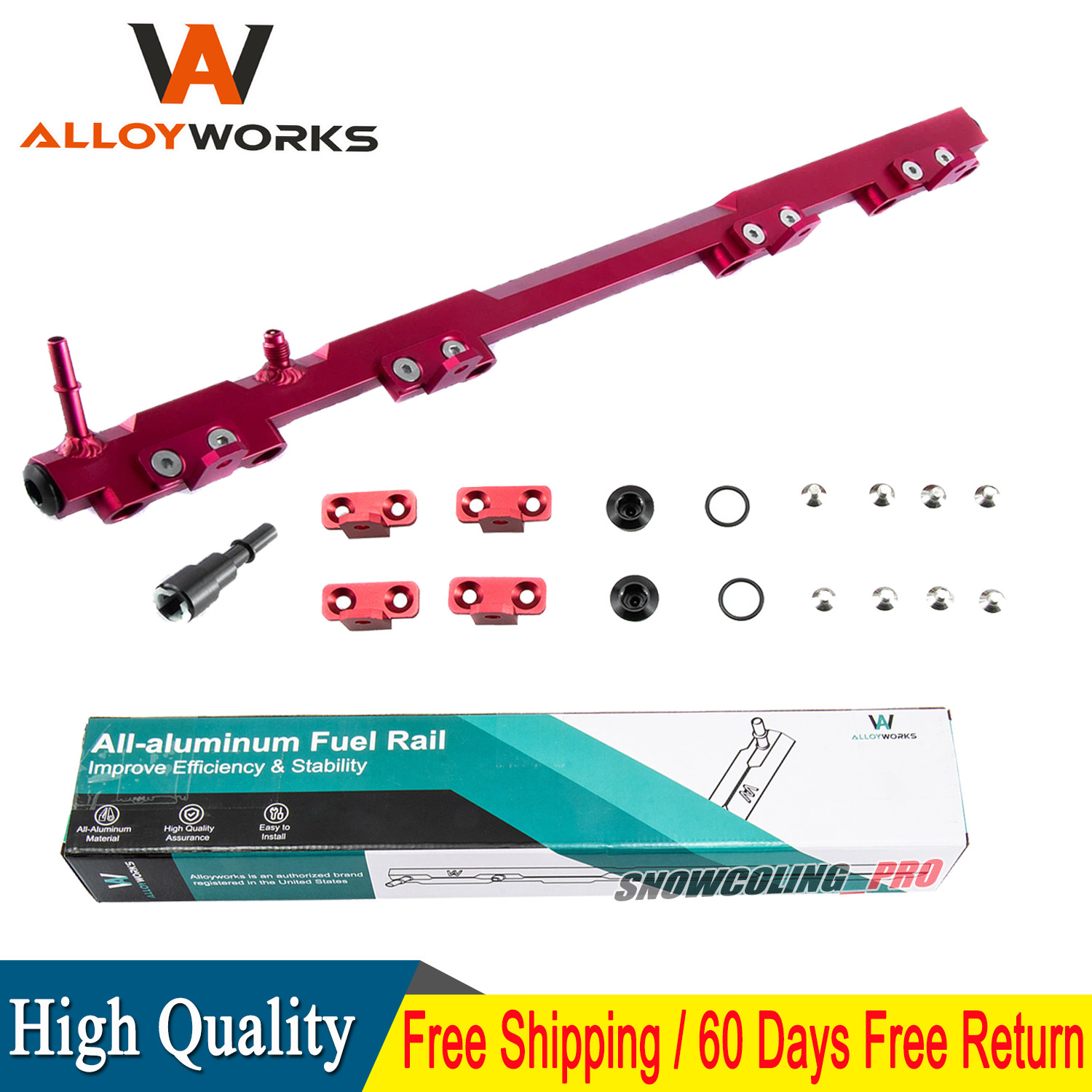Billet Aluminum Performance Fuel Rail Fit 88-06 Jeep Cherokee XJ Wrangler TJ /YJ Billet Aluminum Performance Fuel Rail Fit 88-06 Jeep Cherokee XJ Wrangler TJ /YJ