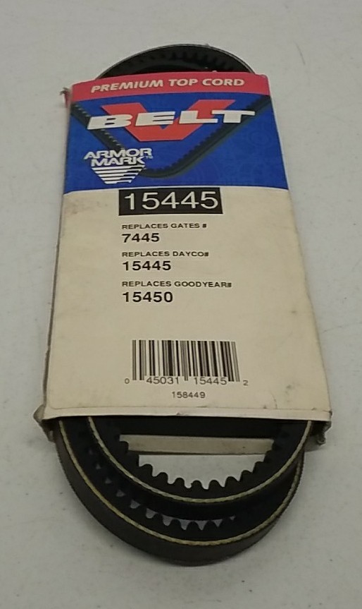 Armor Mark 15445 Premium Top Cord Cogged V-Belt – High-Performance Belt