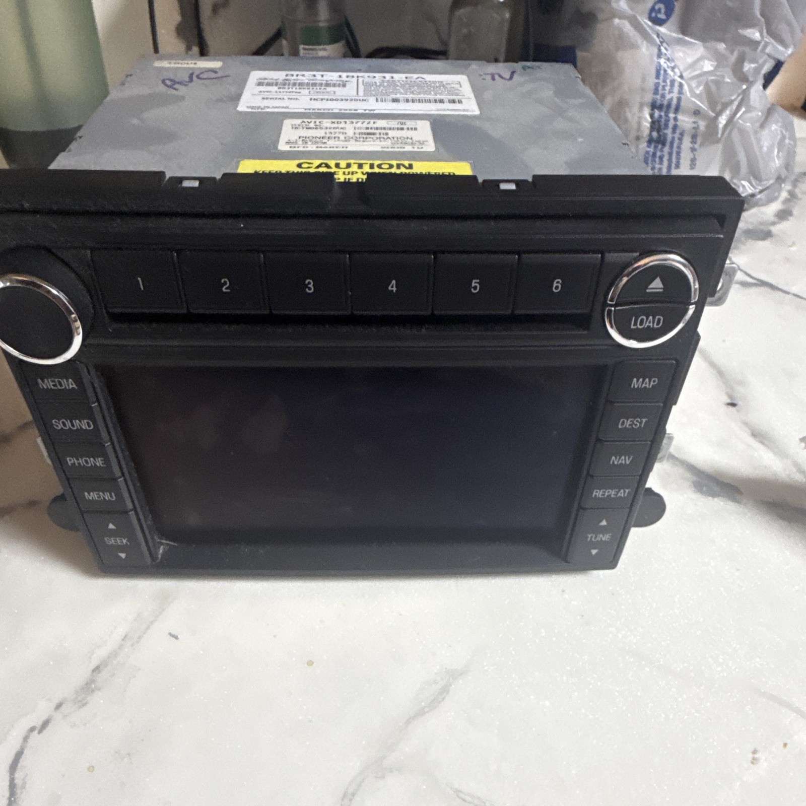 2009 Ford Shelby Gt500 OEM Touchscreen Stereo Head Unit 2009 Ford Shelby Gt500 OEM Touchscreen Stereo Head Unit