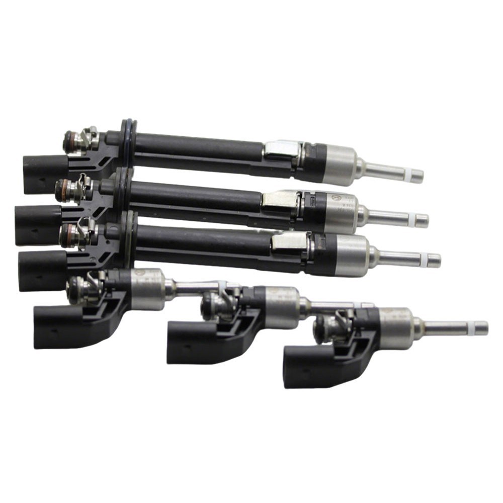 3X Upper & 3pcs Lower Fuel Injectors for Audi Q7 VW CC Passat Touareg 3.6L V6