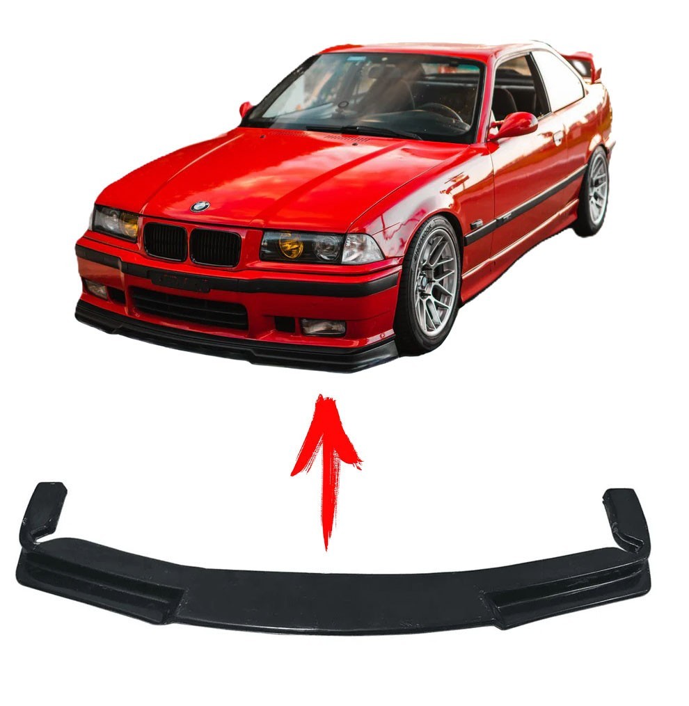 FRONT BUMPER SPOILER LIP FOR BMW E36 M3 GTR STYLE 1991–1998  Gt Rieger Style