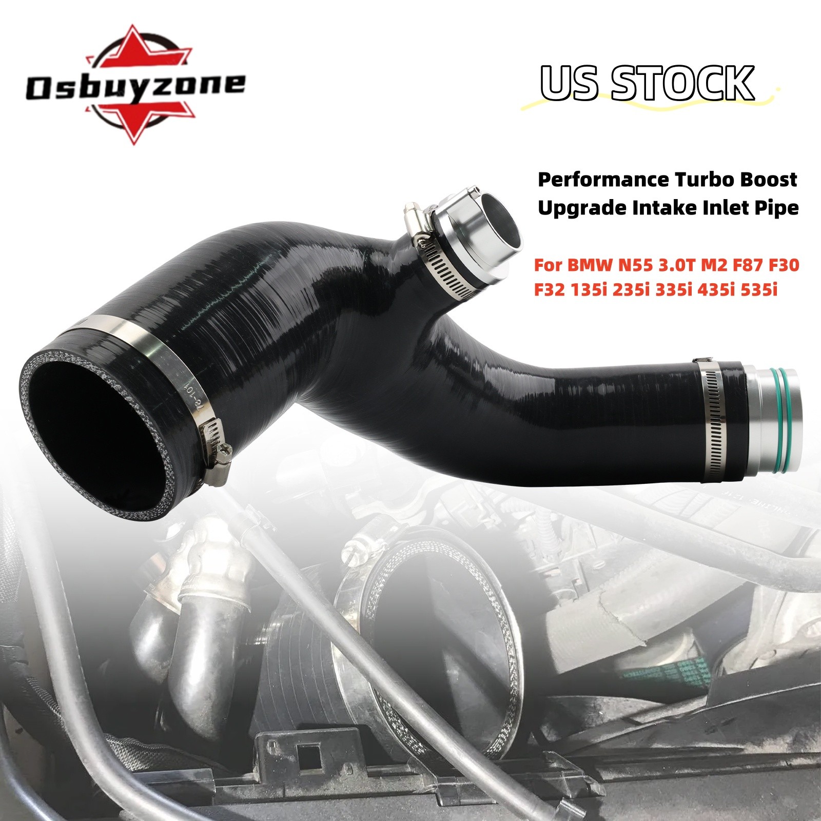 Turbo Boost Upgrade Intake Inlet Pipe For BMW N55 3.0T M2 F87 F30 135i 235i 335i