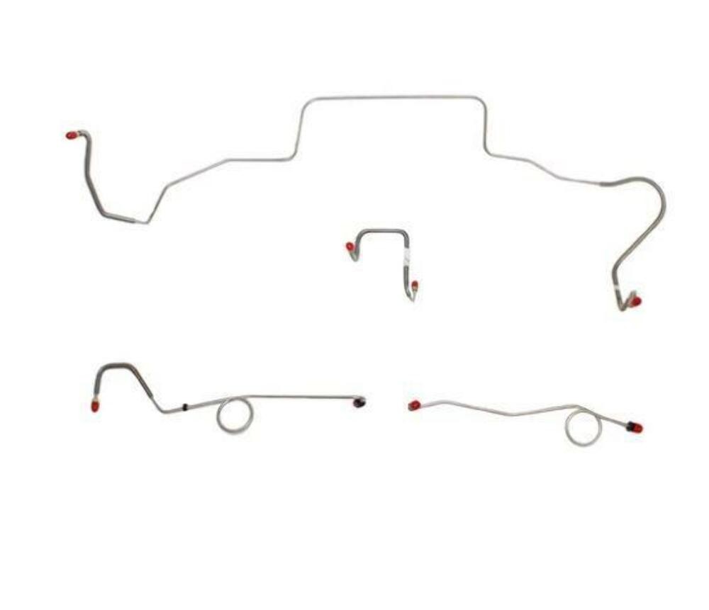 Brake Line&Hose Kit Fits Dodge Charger 1968-1969 8-3-4 Axle DiscBrake-BLH108SS