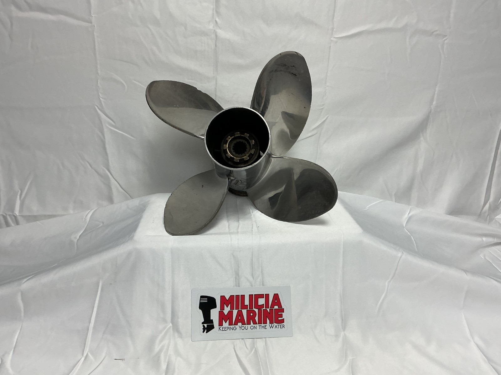 QuickSilver Trophy RH 13.75 x 23p Stainless Steel Propeller QuickSilver Trophy RH 13.75 x 23p Stainless Steel Propeller