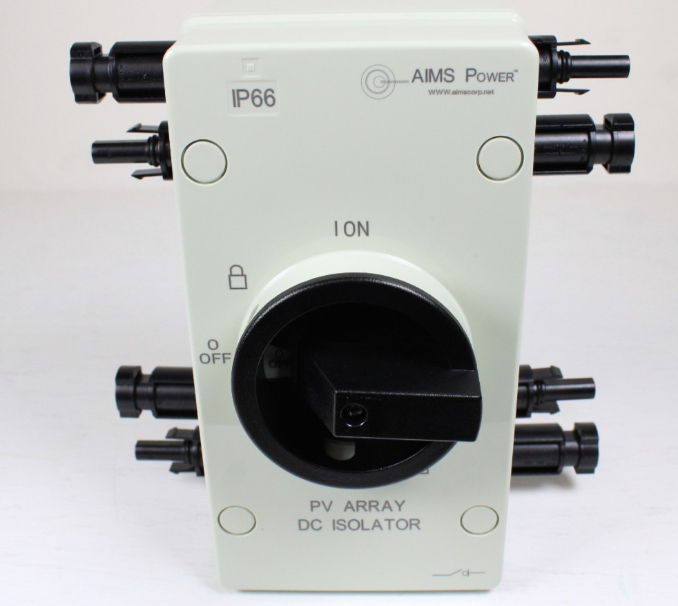 AIMS Power DC1600V32A2IO 64A Solar PV DC Quick Disconnect Switch IP66