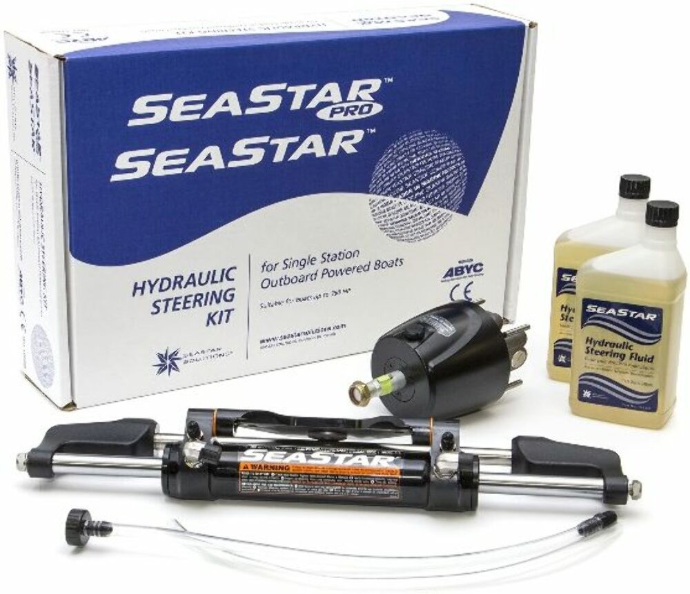 SeaStar HK6400-4 Hydraulic Steering Helm-Cylinder 150HP&UP Suzuki Mercury Honda SeaStar HK6400-4 Hydraulic Steering Helm-Cylinder 150HP&UP Suzuki Mercury Honda