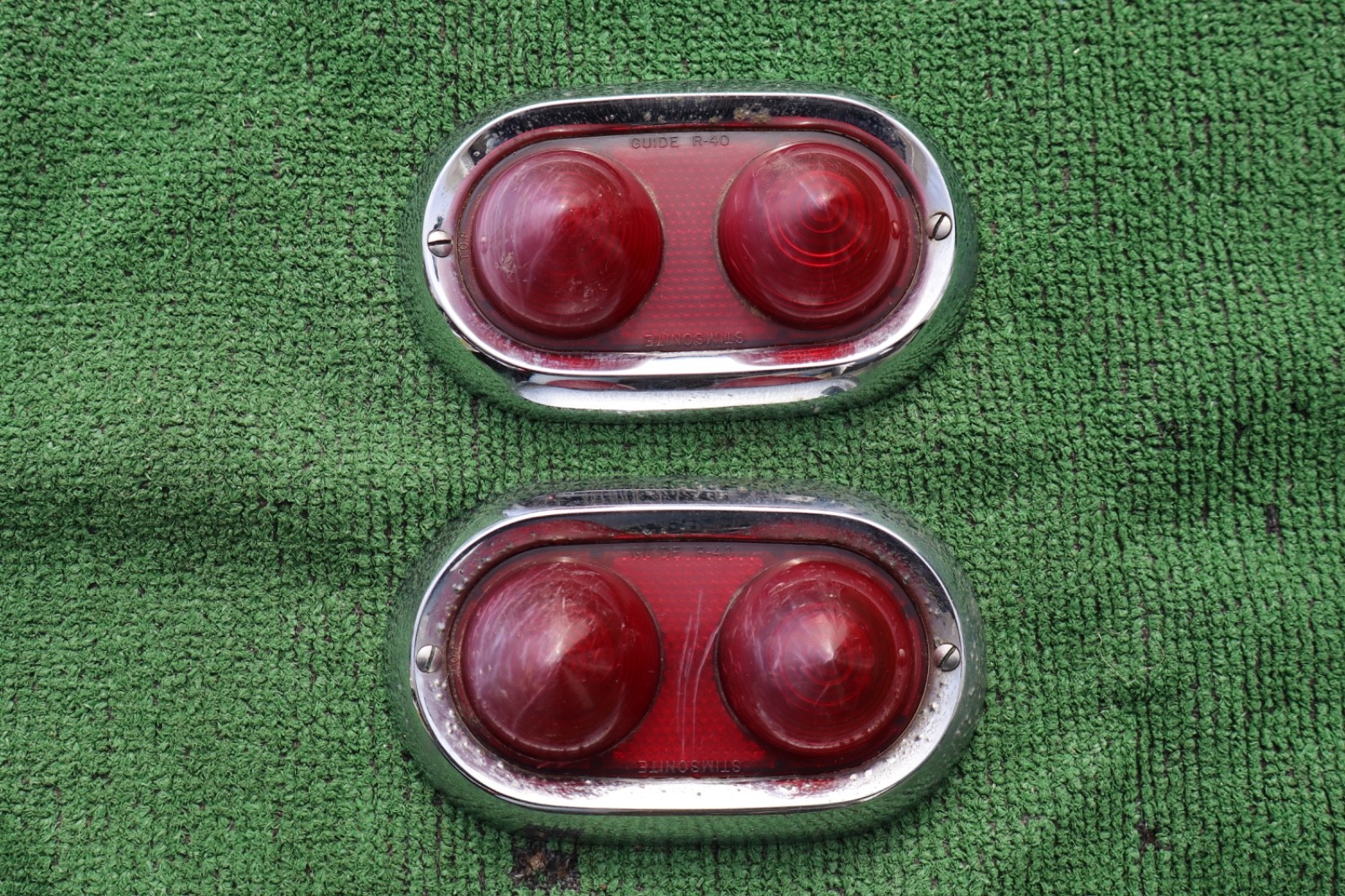 1950 1951 1952 Buick tail light bezels 50 51 52