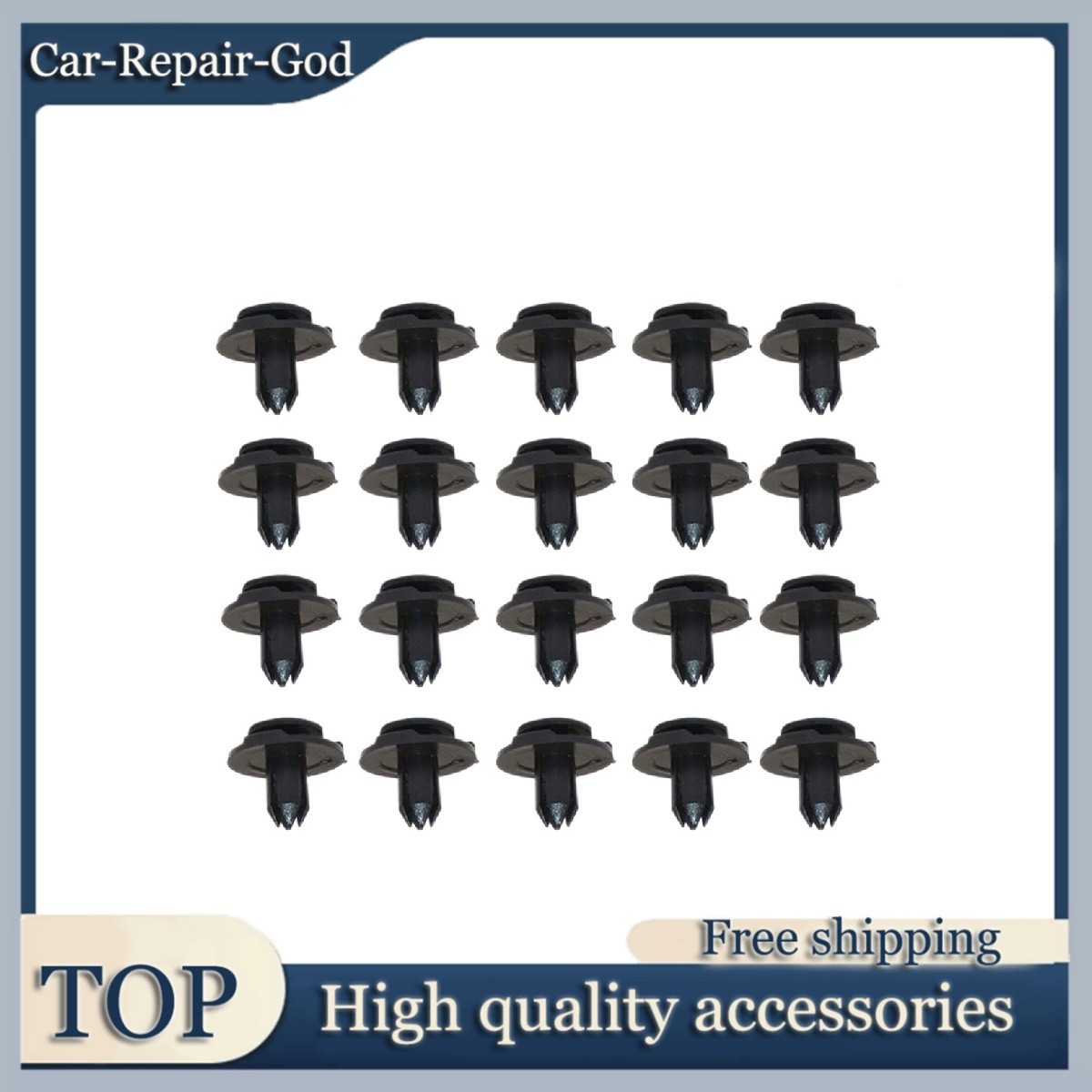 20pcs For Nissan 2003-21 01553-05933 Fender Liner Splash Shield Clips