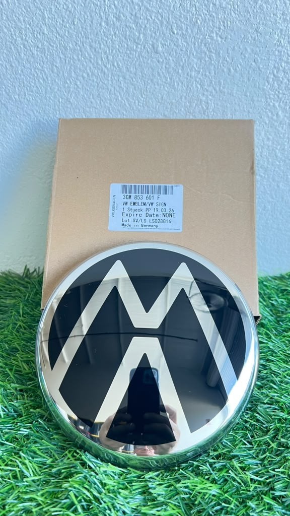 ✅ 2020‑2024 VW Atlas Cross Sport Front Radar Emblem Pn: 3CM853601F OE