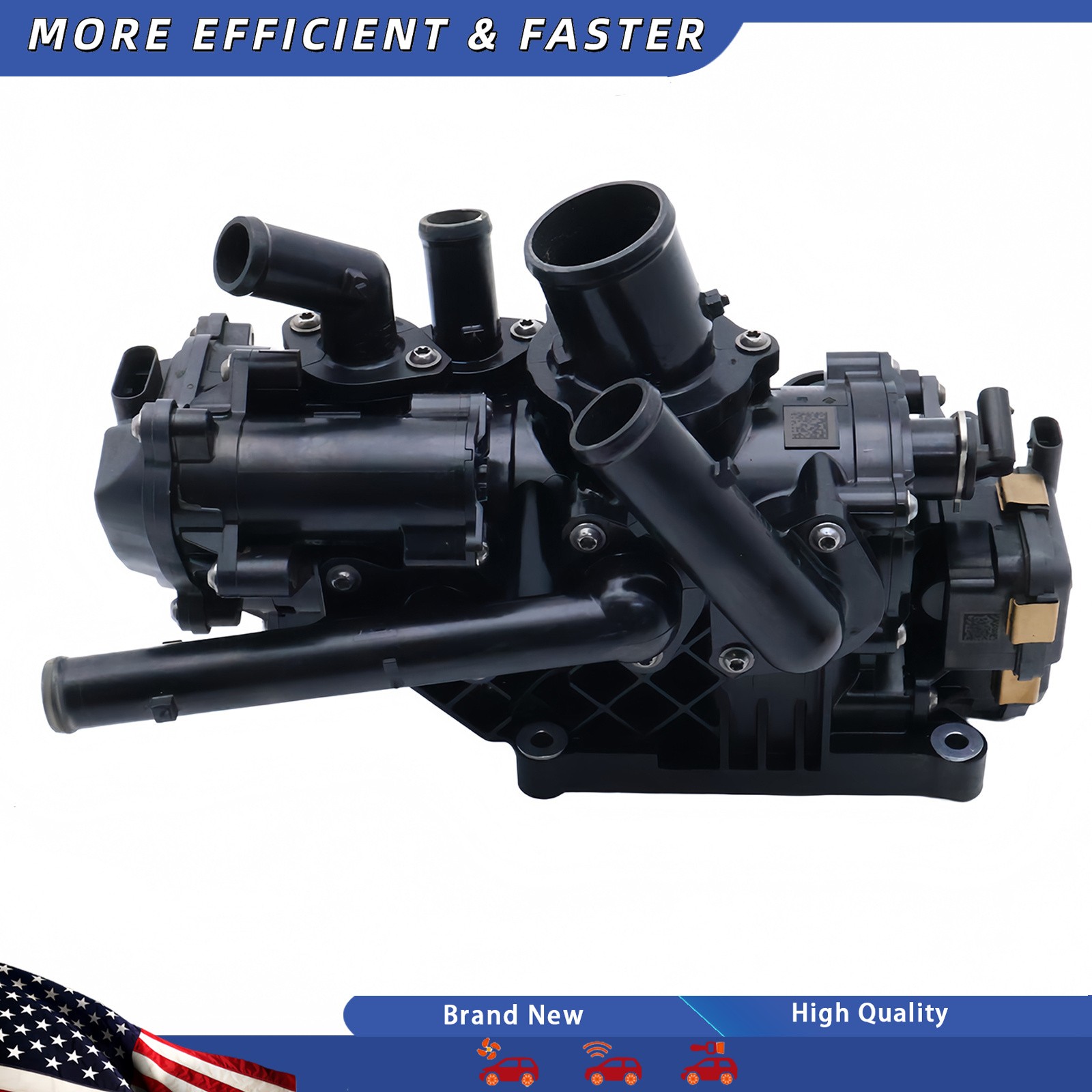 Coolant Flow Control Valve For Cadillac 19-26 CT6 CT5 CT4 55516370 2.0L Engine