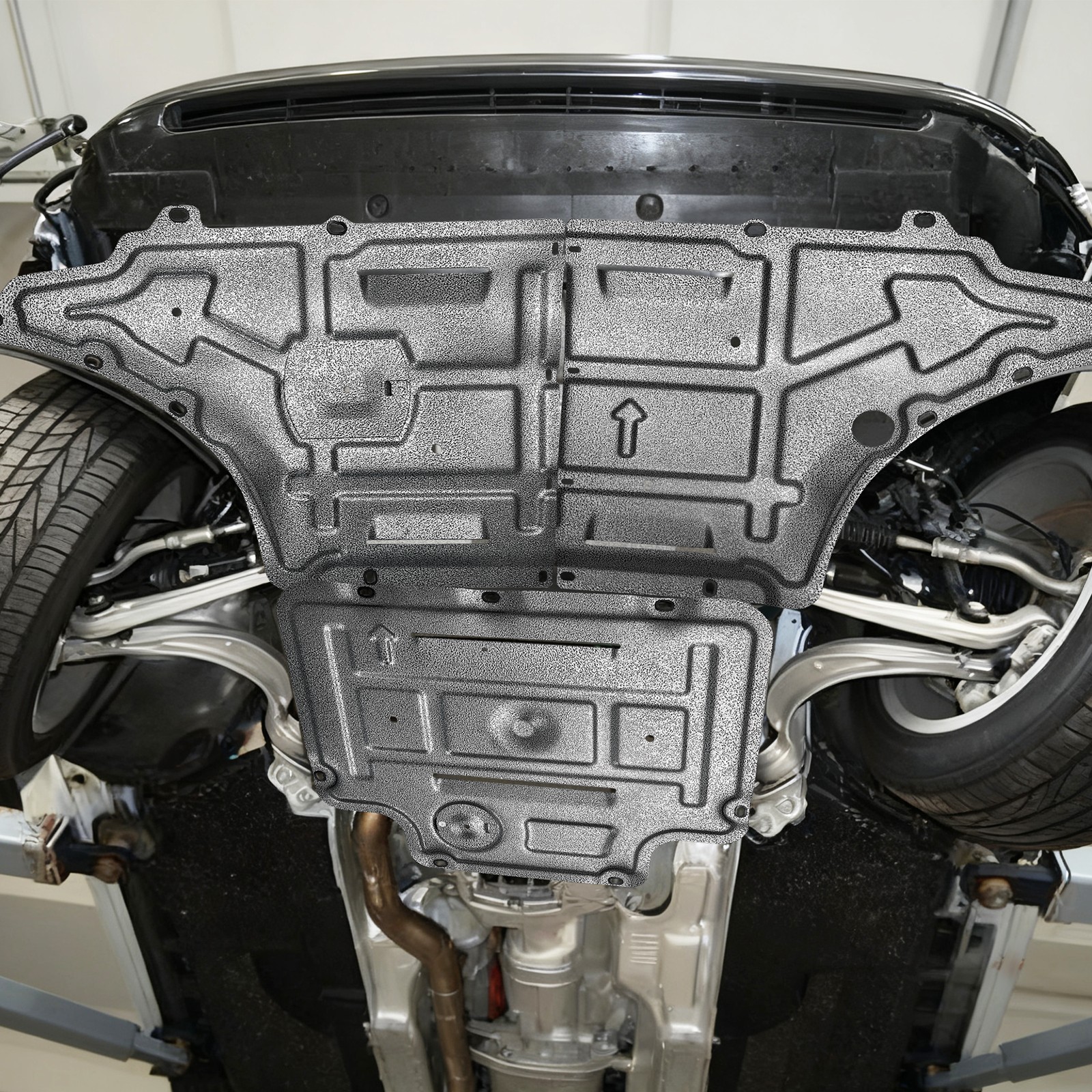 For 2009-16 Audi A4 S4 B8.5 B8 Aluminum Engine & Trans Splash Shield Under Tray