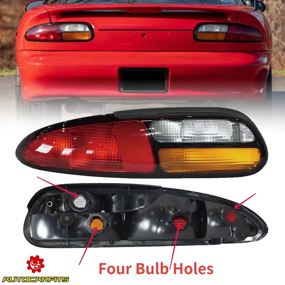 Fits Chevrolet Camaro Z28 SS 1993-2002 New Rear Tail Light Four Holes Left Side Fits Chevrolet Camaro Z28 SS 1993-2002 New Rear Tail Light Four Holes Left Side