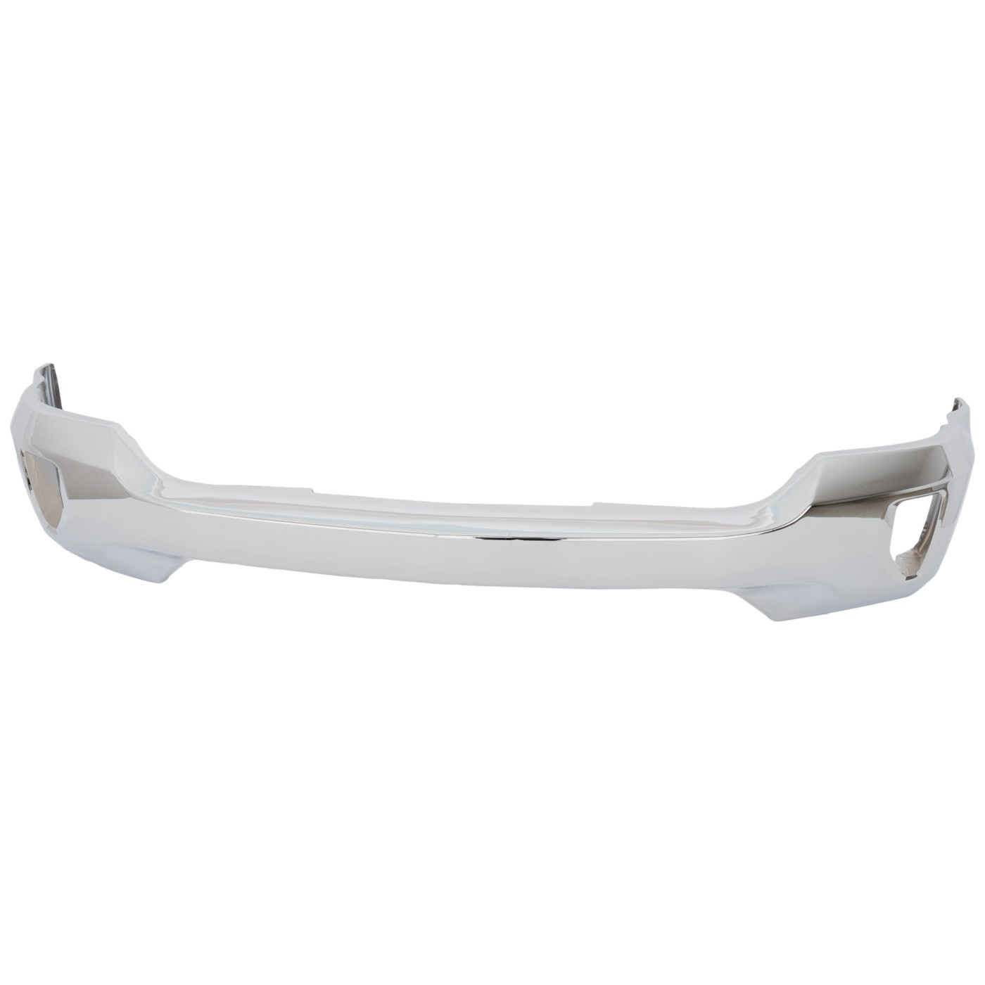 1-Piece Front Bumper For Chevrolet Silverado 1500 2016 w/ Fog Lamps Chrome