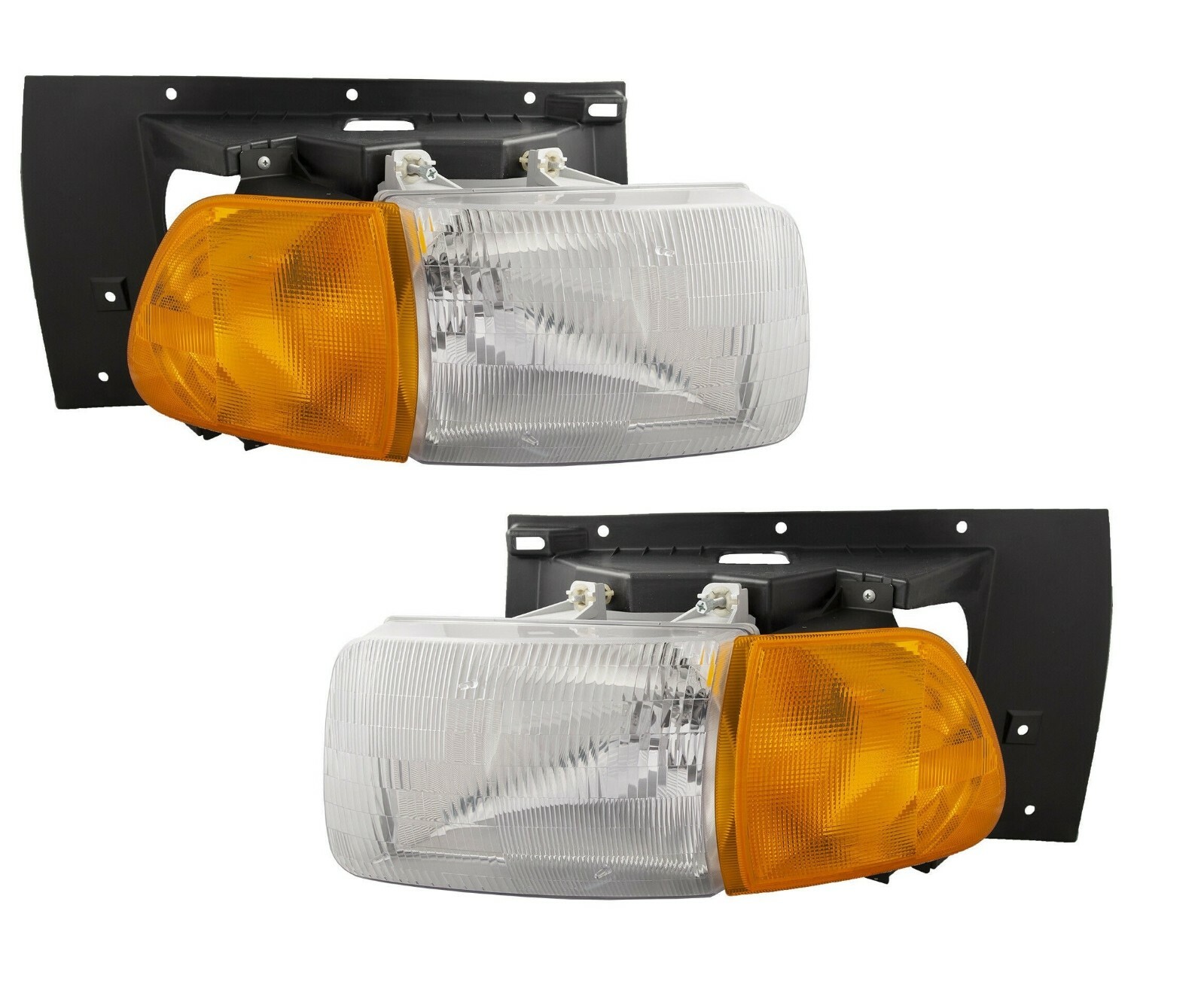 STERLING TRUCK AT9500 A9500 1998-2008 PAIR HEADLIGHTS HEAD LAMP FRONT LIGHTS SET