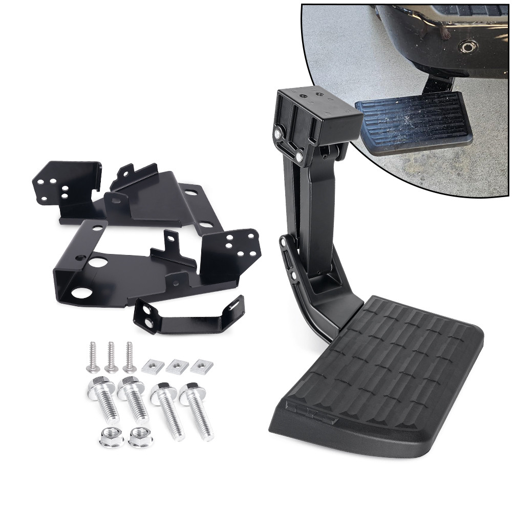 75328-01A Replacement Rear Bumper Retractable Bed Step For Ford F-150 2021-2023 75328-01A Replacement Rear Bumper Retractable Bed Step For Ford F-150 2021-2023