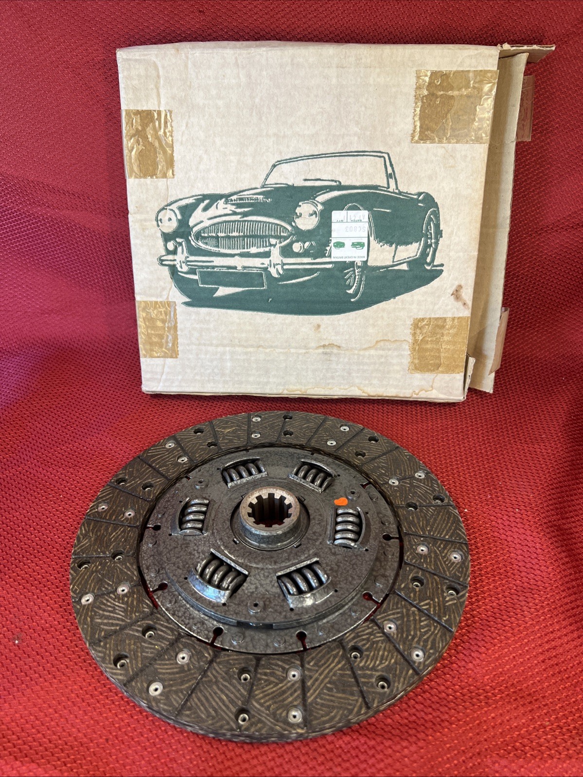 NOS Borg & Beck Clutch Disk 47809 47810 Jaguar Austin MG Plate 10 spline NOS Borg & Beck Clutch Disk 47809 47810 Jaguar Austin MG Plate 10 spline