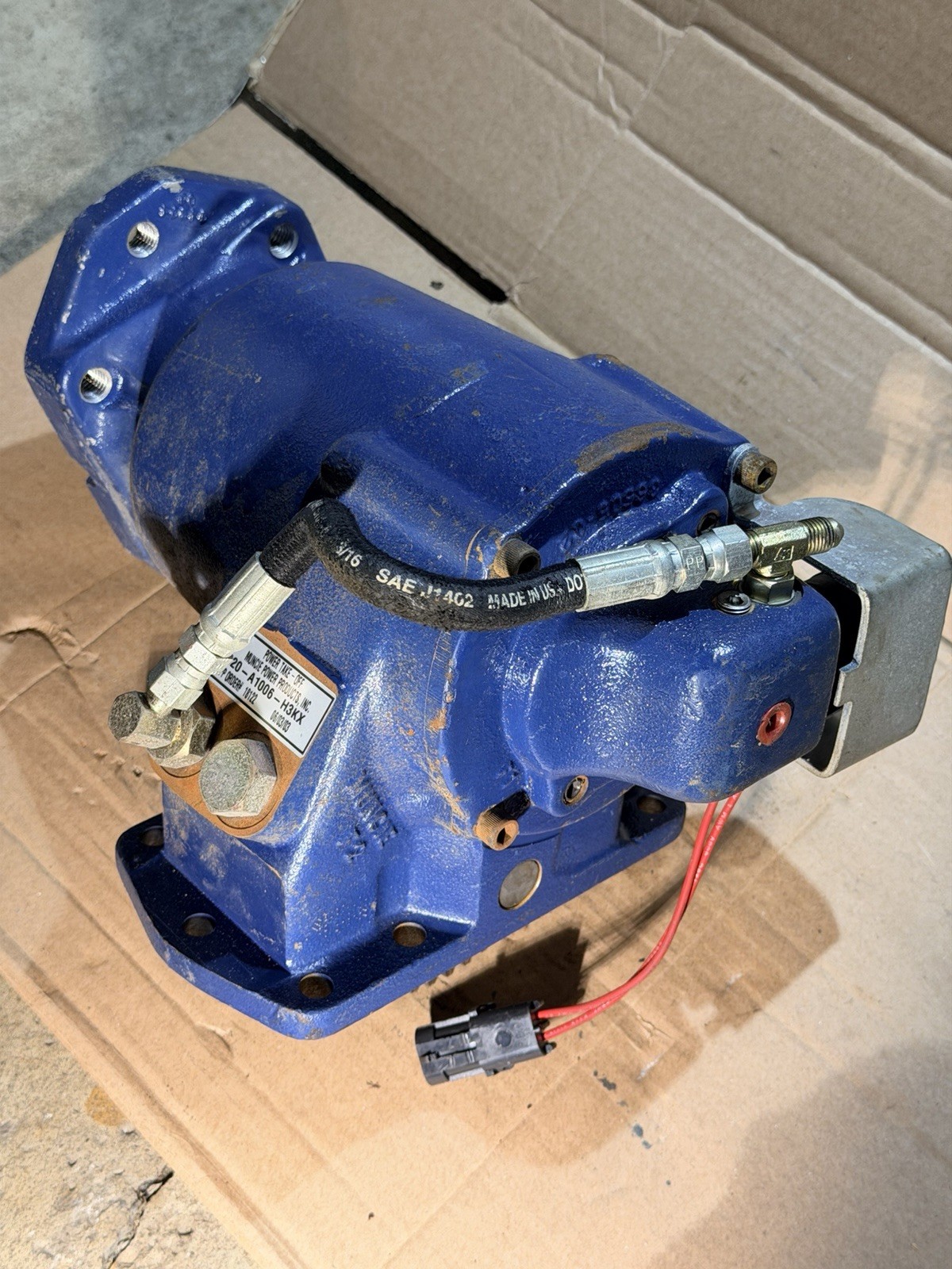 MUNCE POWER PRODUCTS PTO PN# CS20-A1006-H3KX