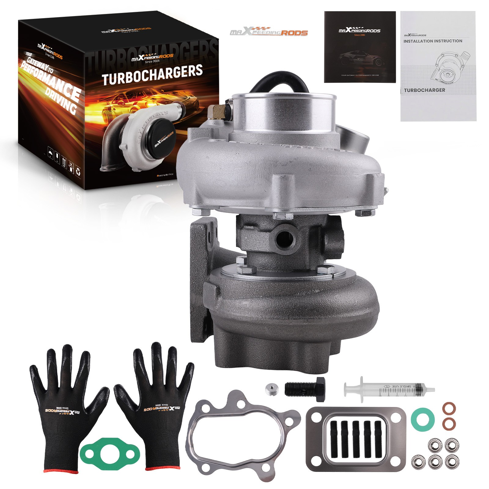 GT25 GT28 T25 T28 GT2871 GT2860 Universal 0.6A/R Turbo Turbocharger 350BHP