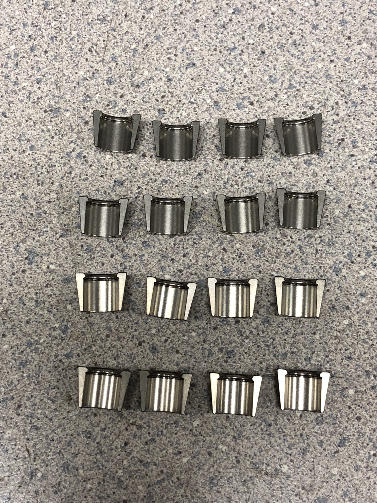 NEW Nascar Del West Titanium 5/16 Valves Locks Keepers standard 7* retainers