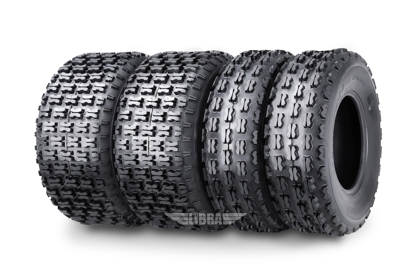 22x7-10 & 22x10-10 Full Set Kawasaki Brute Force 300 Mojave 250 Sport ATV Tires