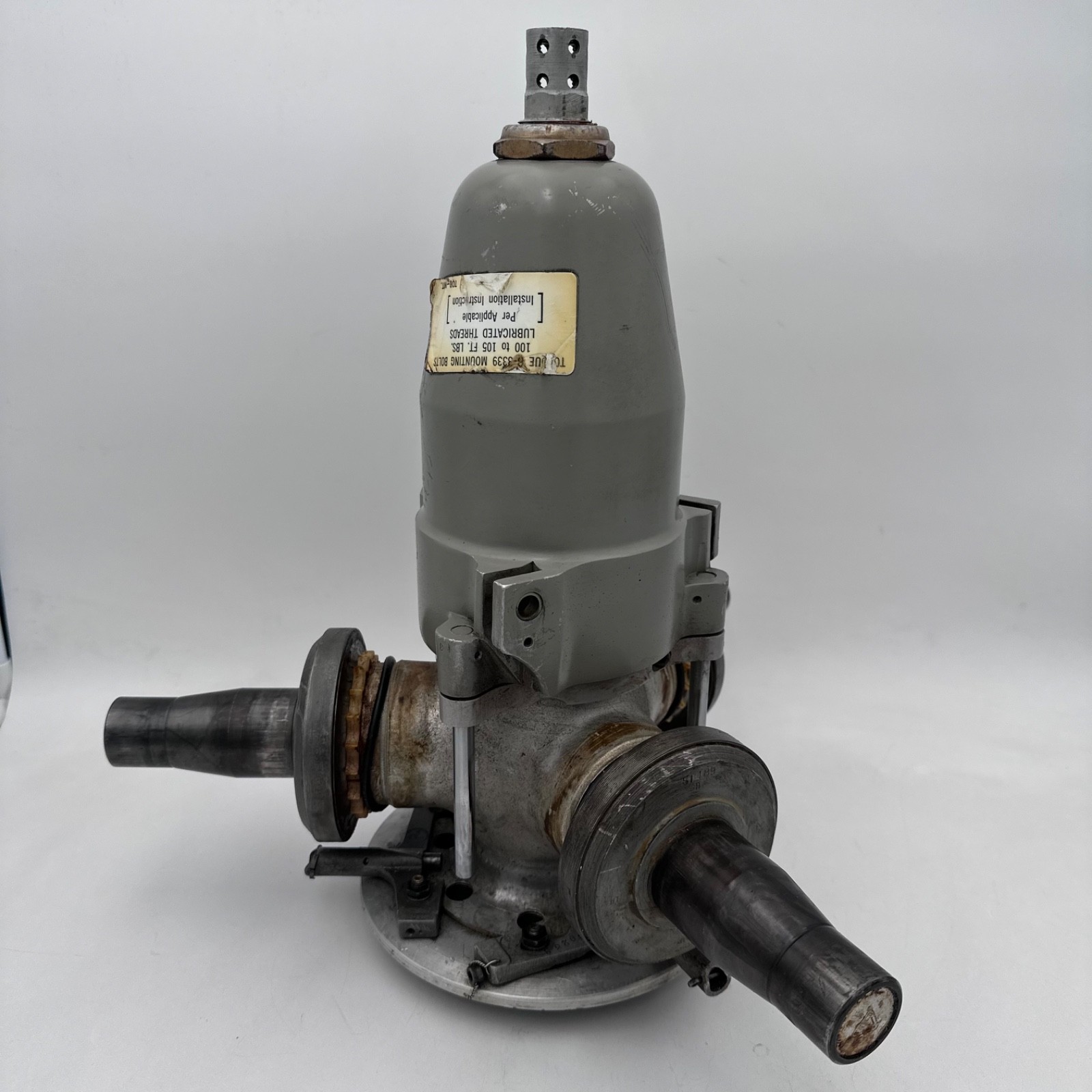 Hartzell Three 3 Blade Propeller Hub - No Log - 31489 Hartzell Three 3 Blade Propeller Hub - No Log - 31489