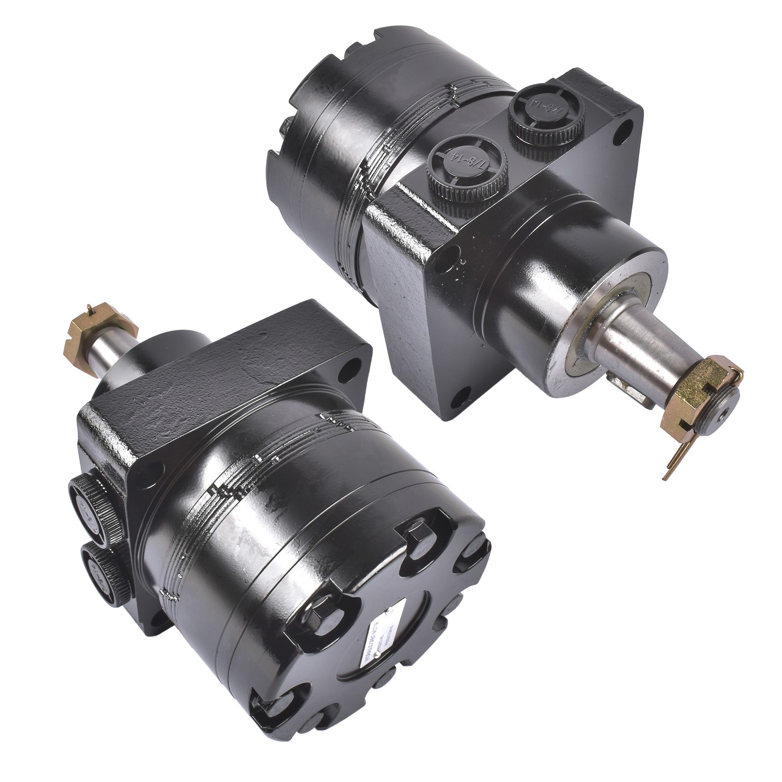 2Pcs Left & Right Side Motor Replacement for AGT Mini Skid Steer Loader YSRT14