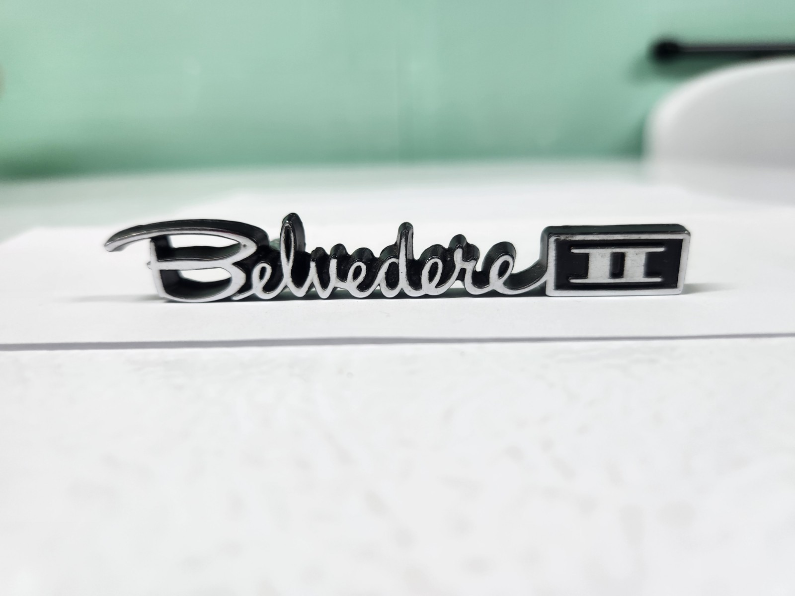Original 1966-67 Plymouth Belvedere II Quarter Panel Emblem Original 1966-67 Plymouth Belvedere II Quarter Panel Emblem